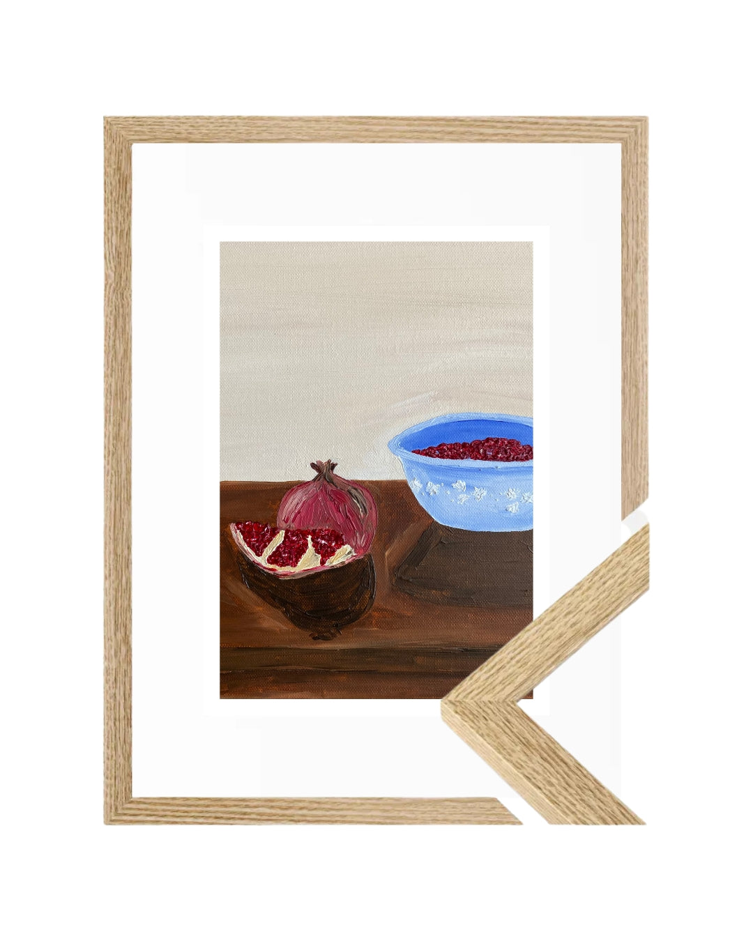 Romã descascada Fine Art Print