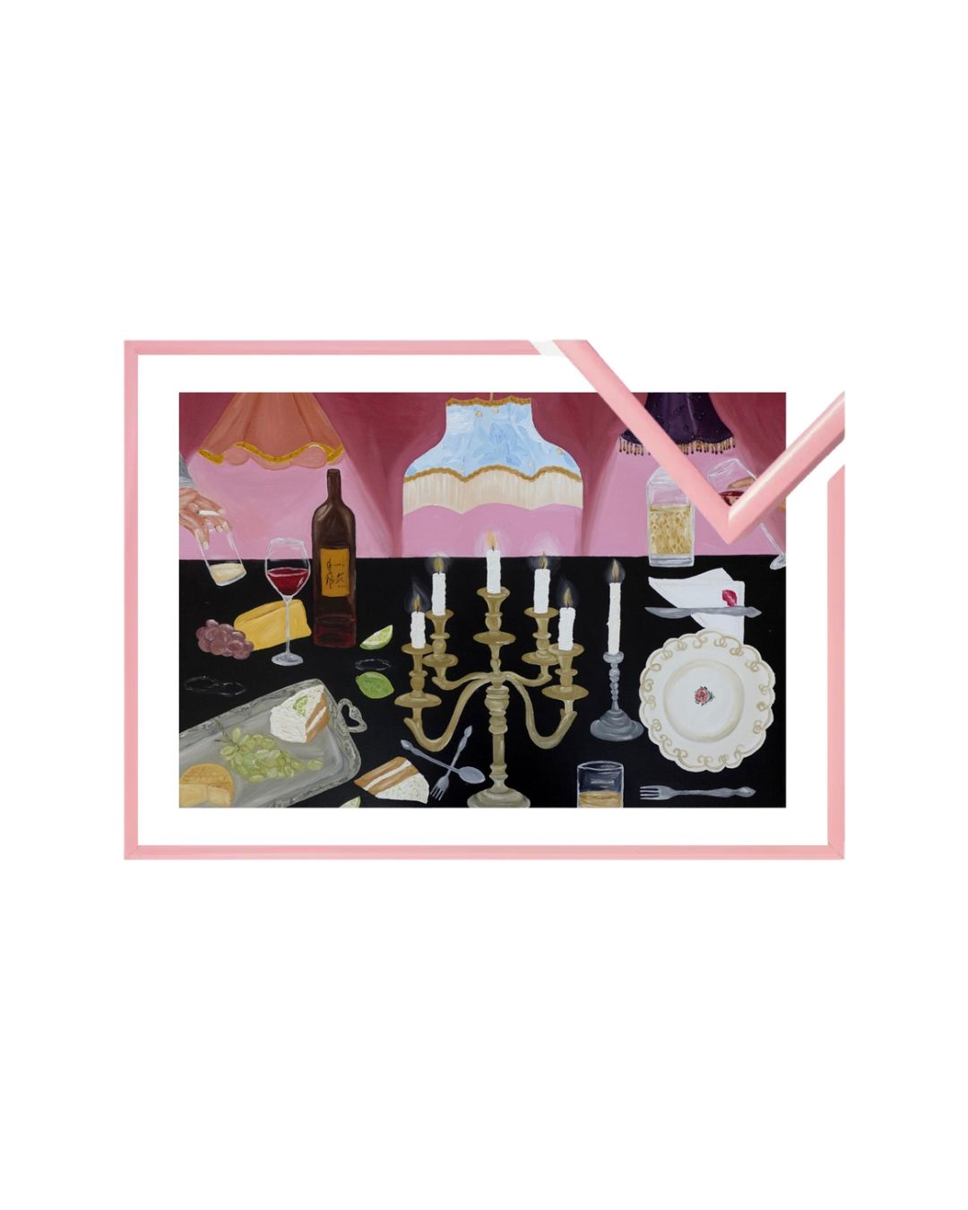 The joy of hosting Fine Art Print