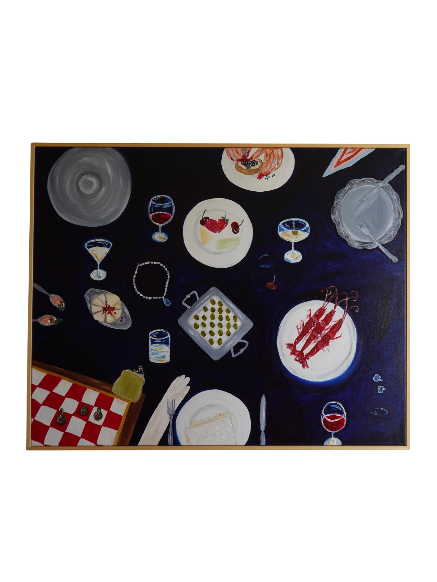 Food brings people together Painting