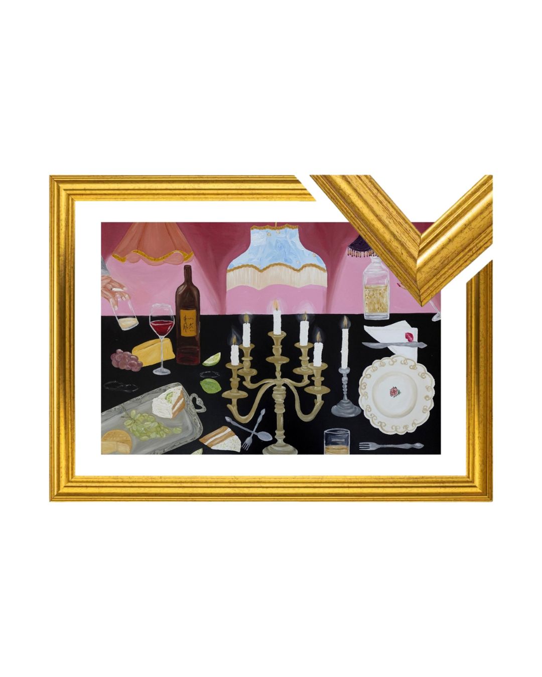 The joy of hosting Fine Art Print