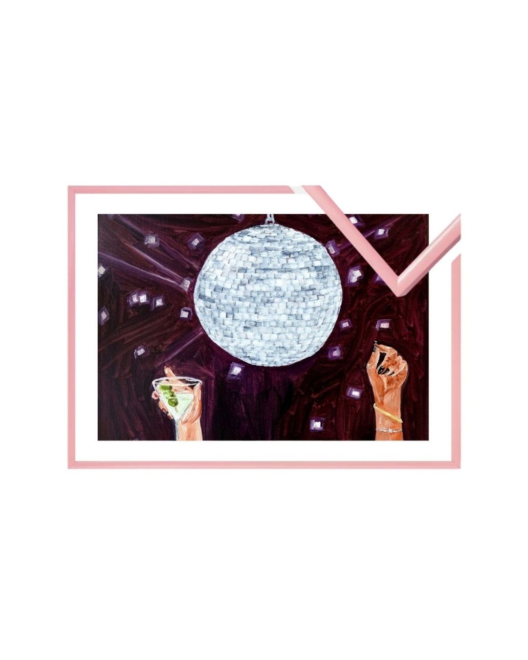La disco ball Fine Art Print
