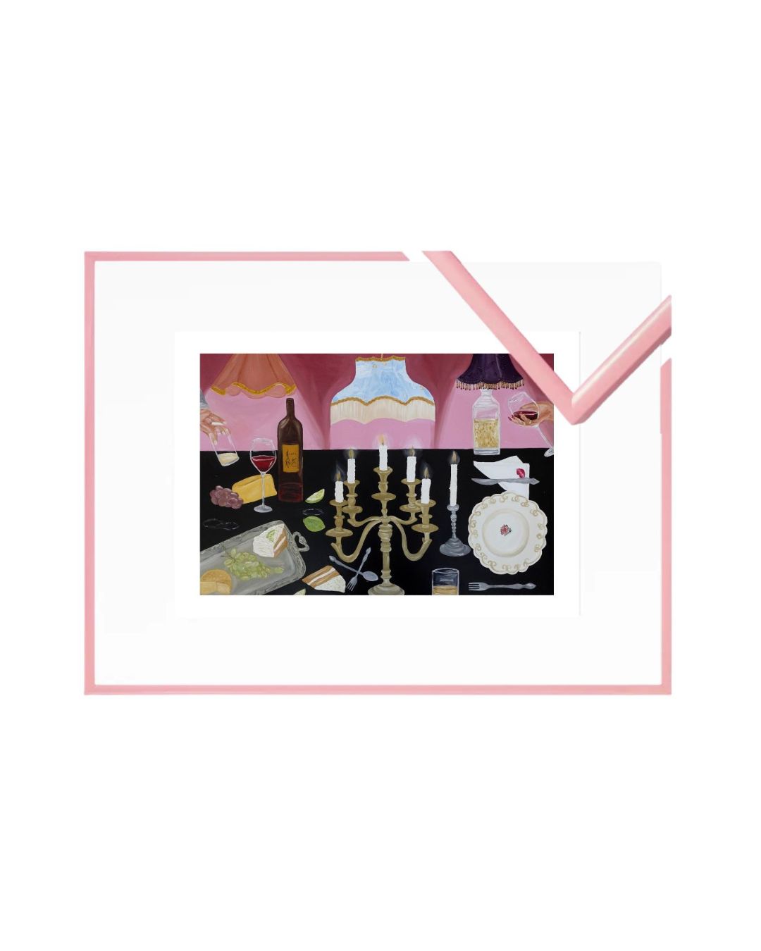 The joy of hosting Fine Art Print