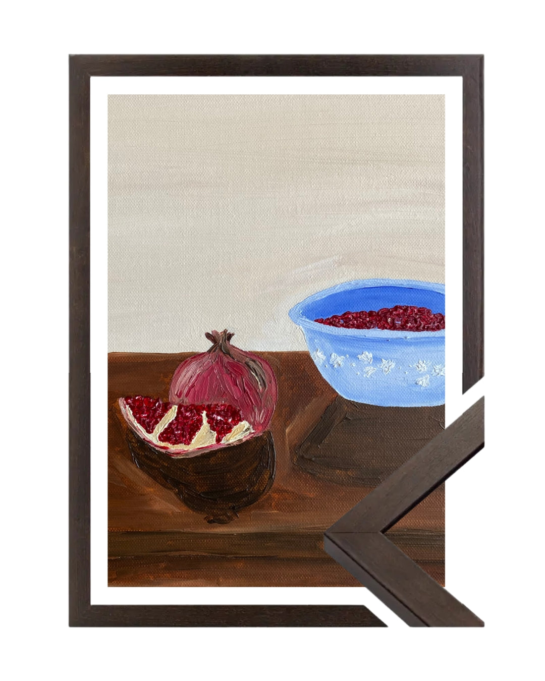 Romã descascada Fine Art Print