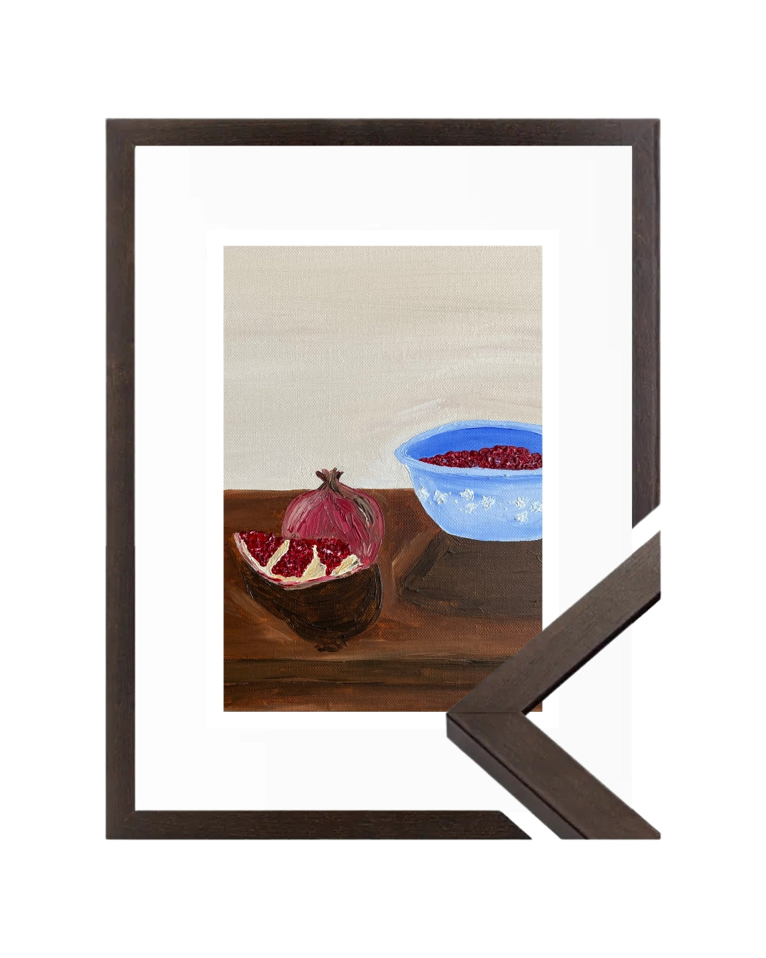 Romã descascada Fine Art Print