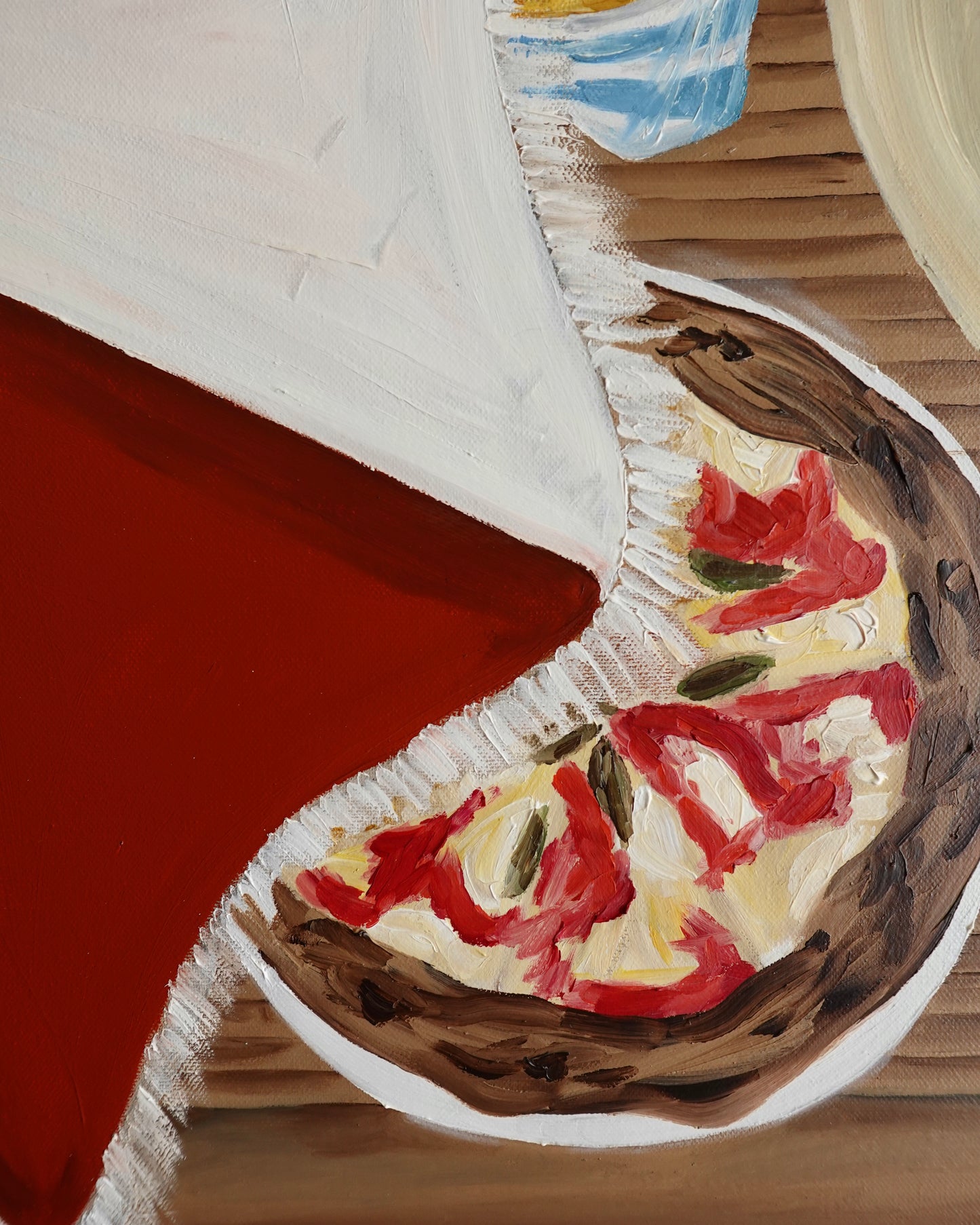 Lá fora I Painting