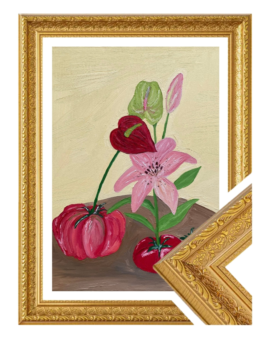 Mesa do jardim Fine Art Print