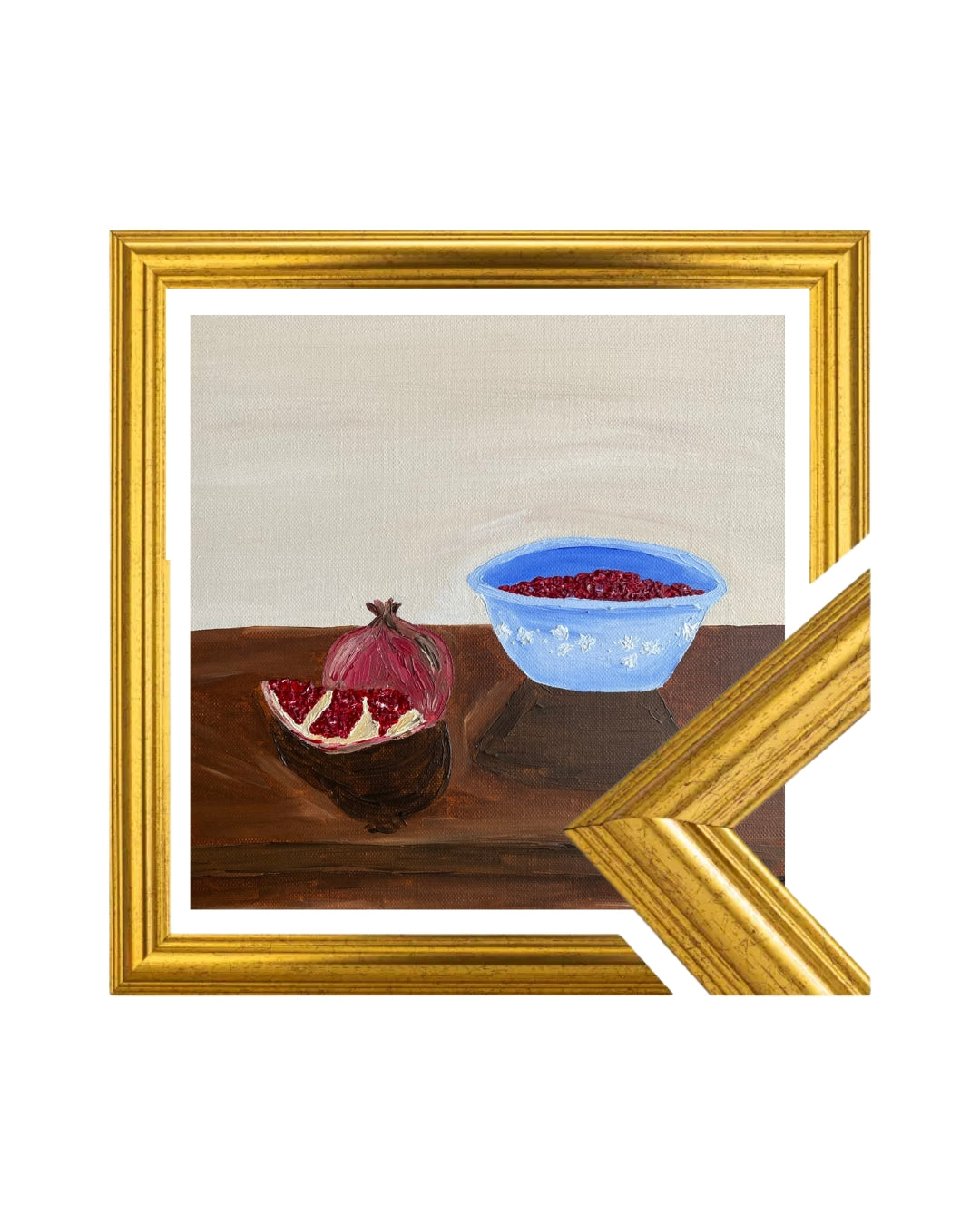 Romã descascada Fine Art Print