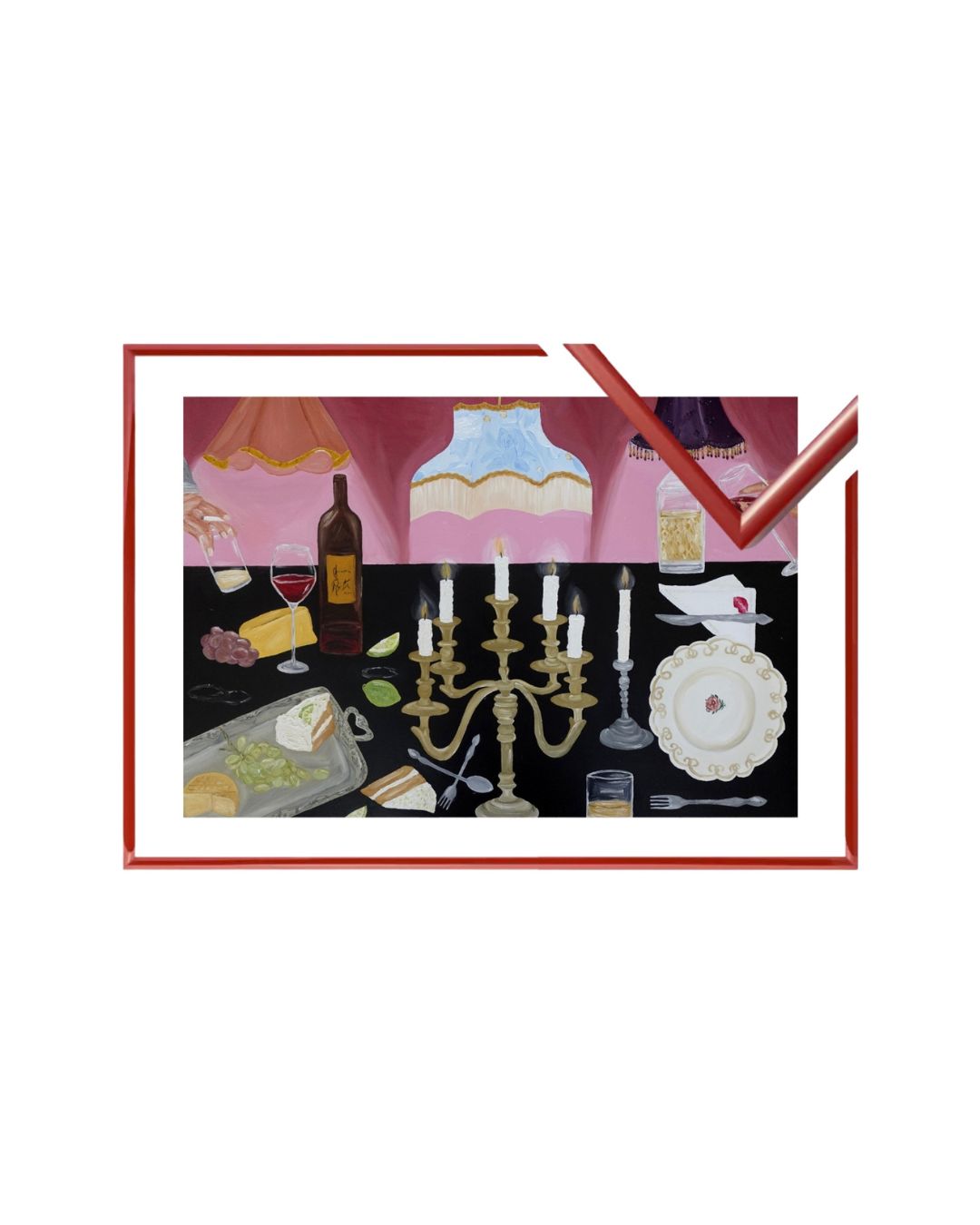 The joy of hosting Fine Art Print