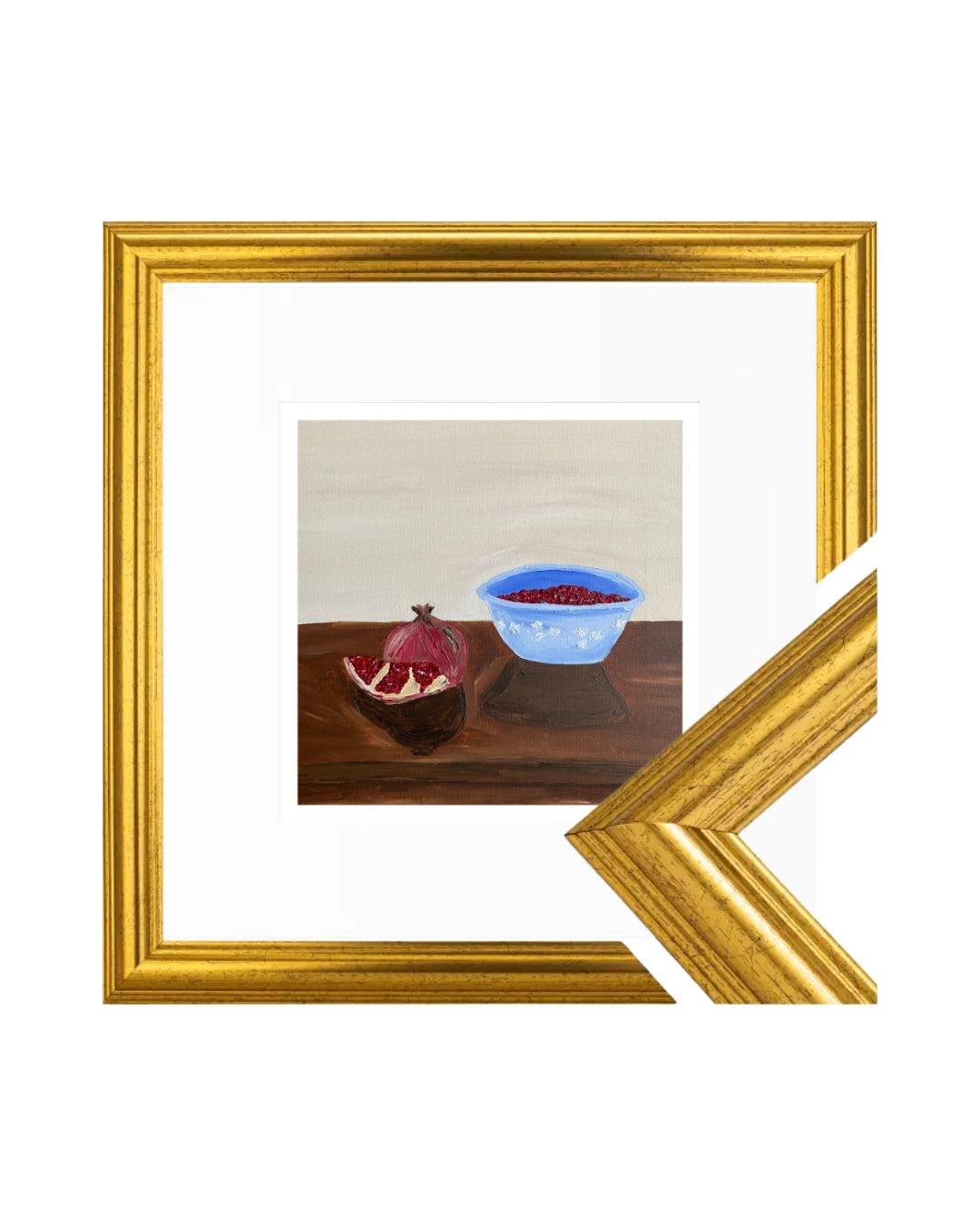 Romã descascada Fine Art Print
