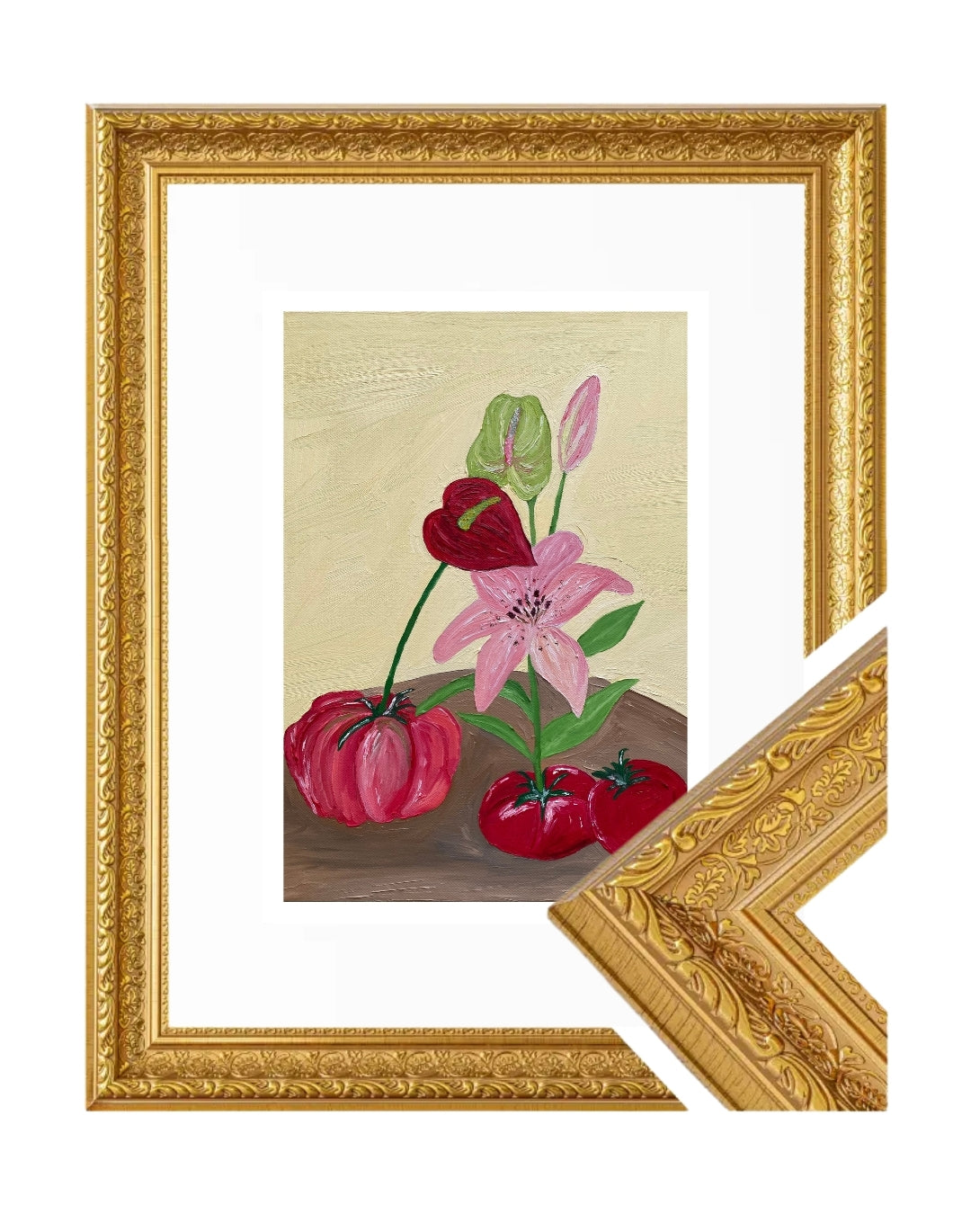 Mesa do jardim Fine Art Print