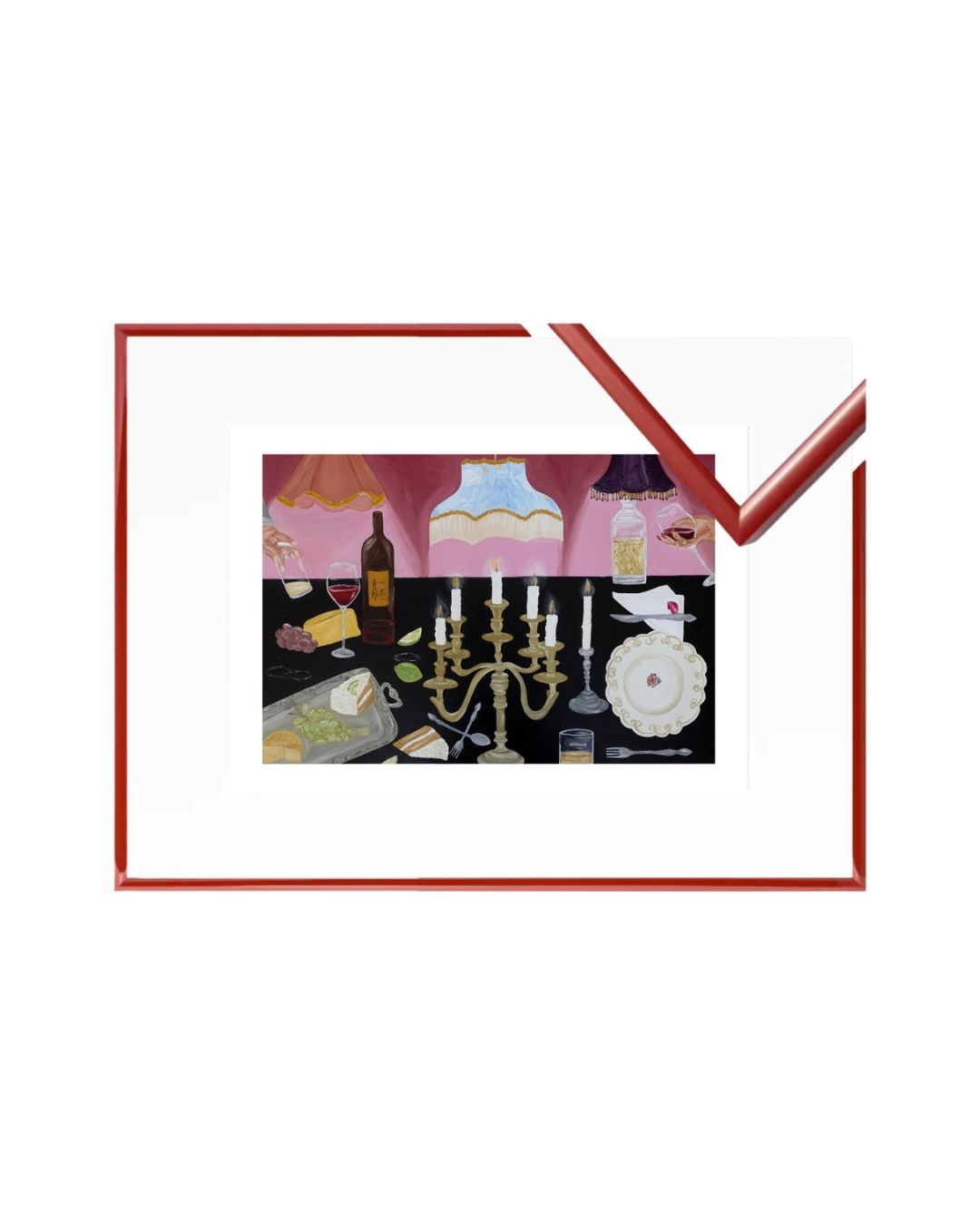 The joy of hosting Fine Art Print