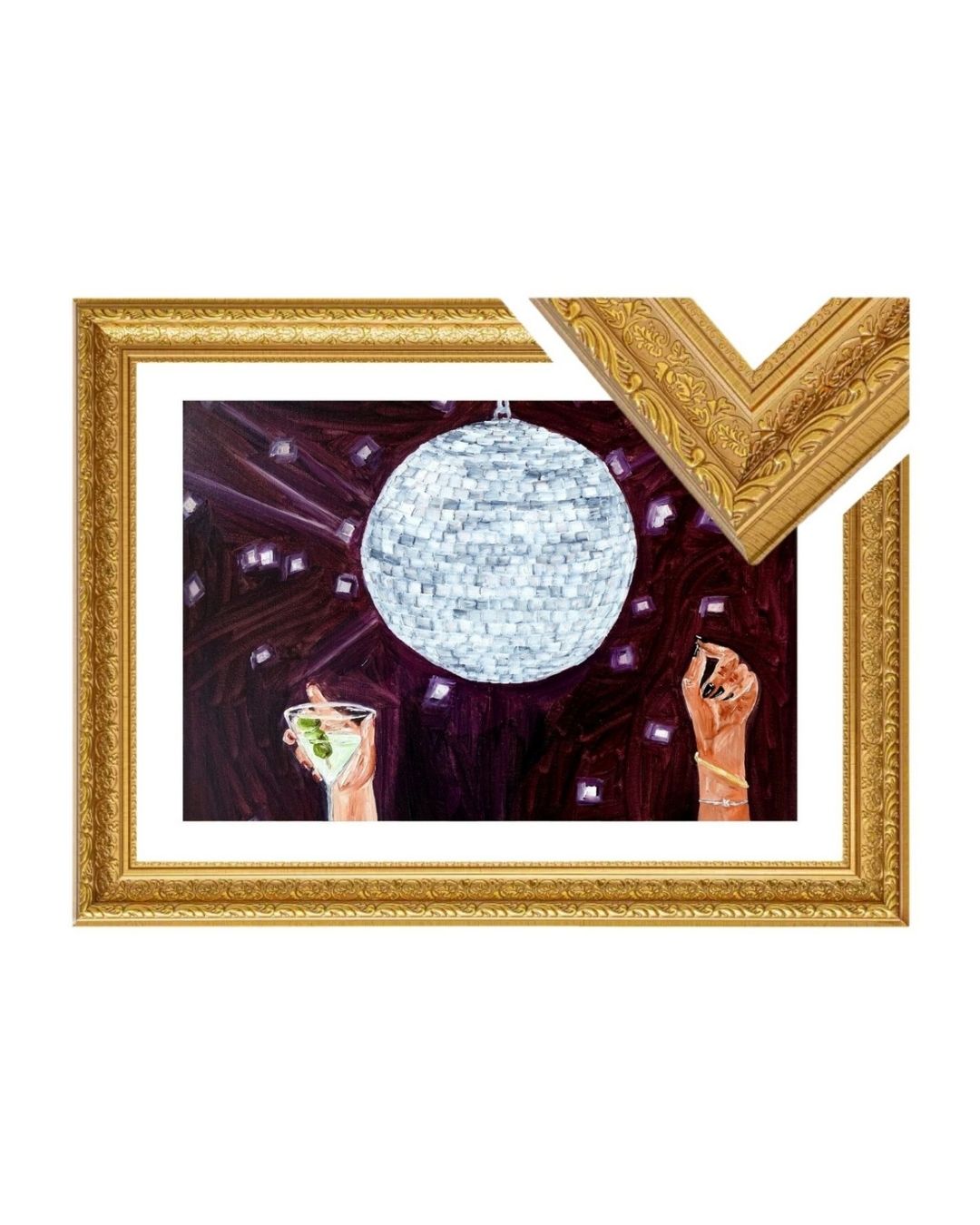 La disco ball Fine Art Print
