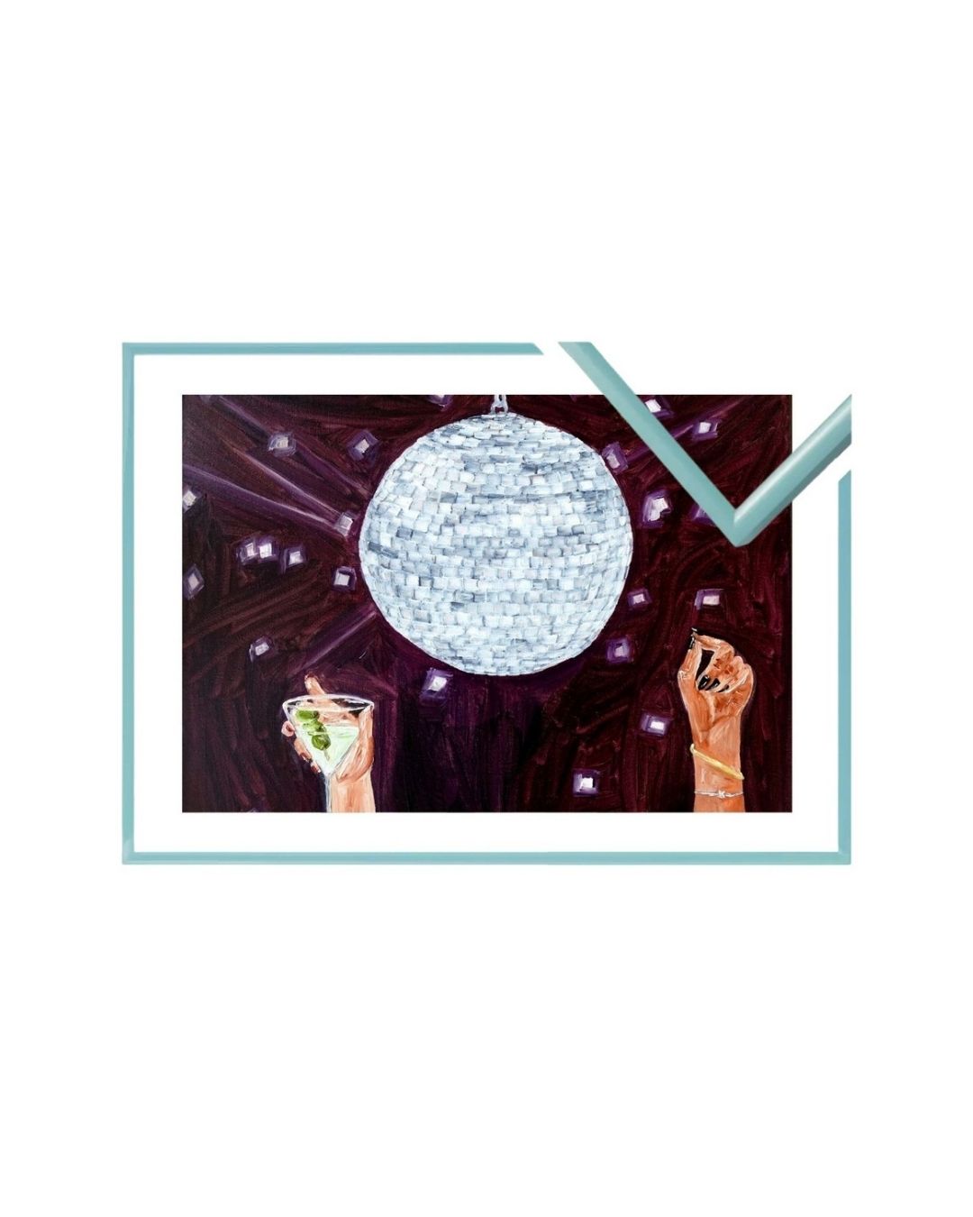 La disco ball Fine Art Print