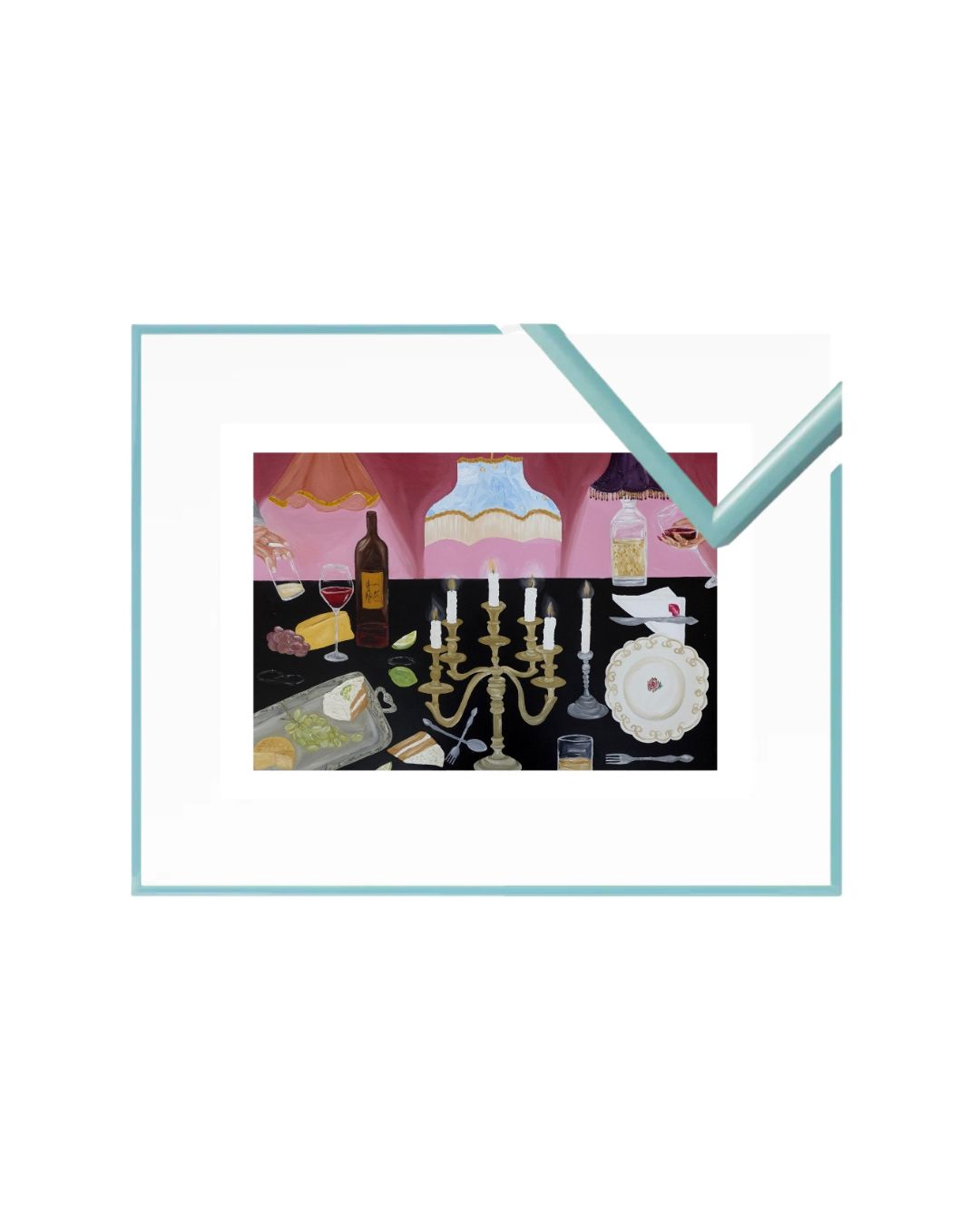 The joy of hosting Fine Art Print