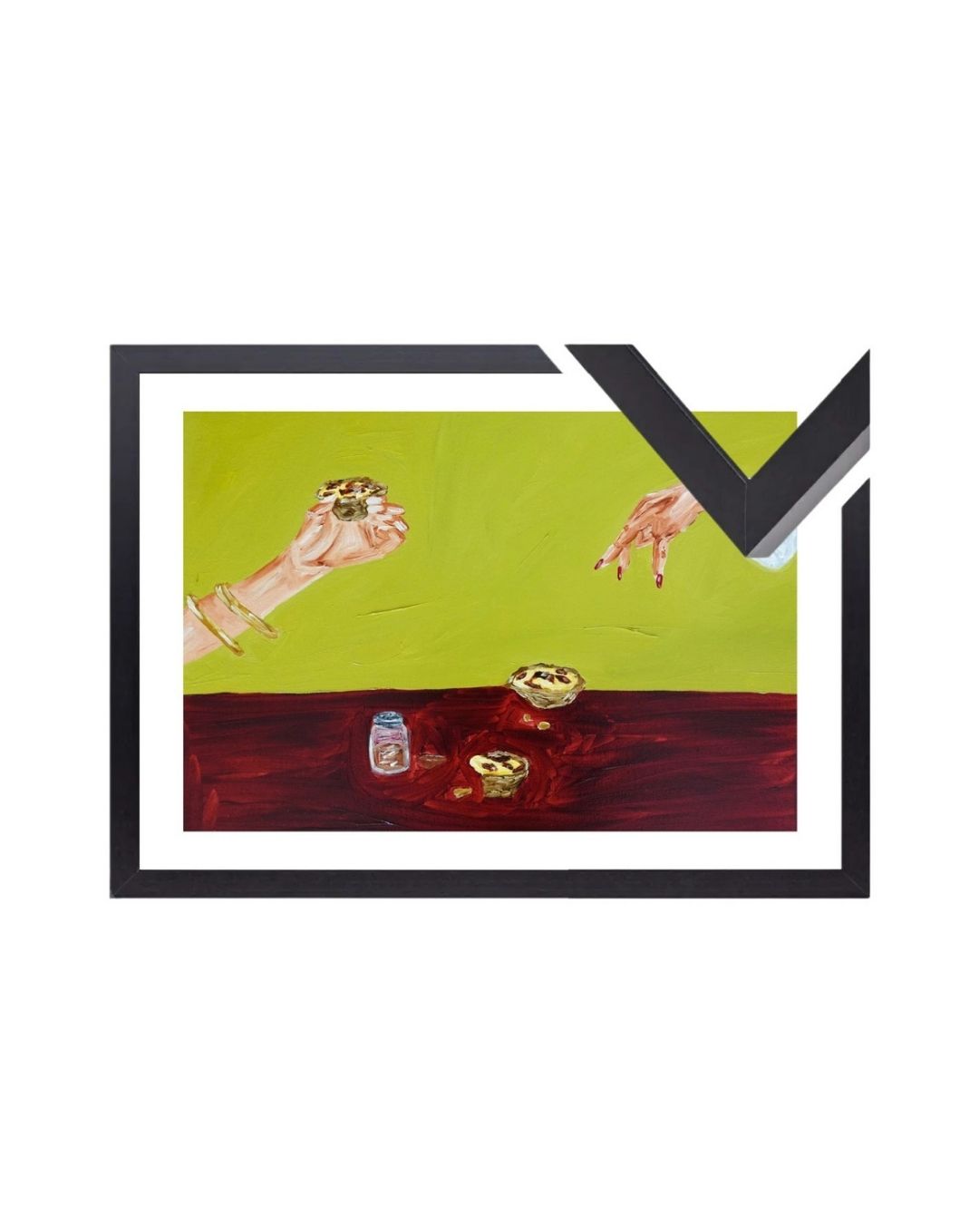 Sharing pastéis de nata Fine Art Print
