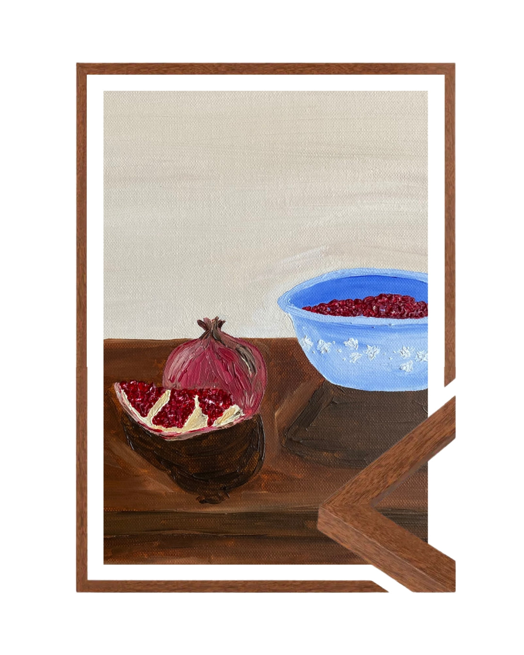 Romã descascada Fine Art Print