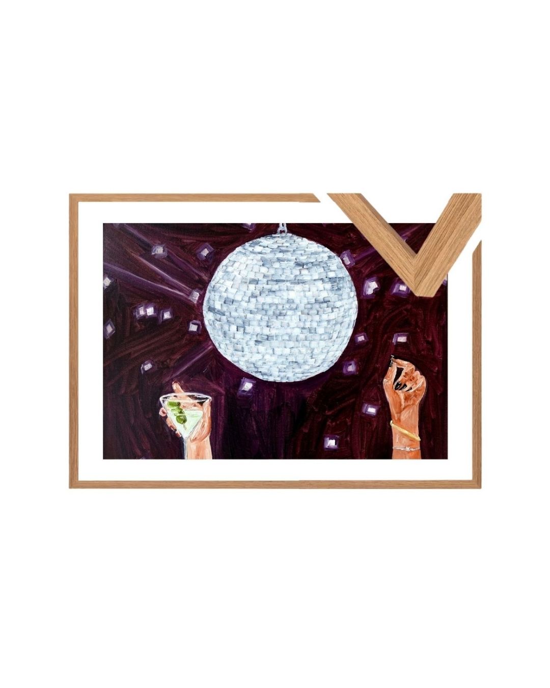 La disco ball Fine Art Print