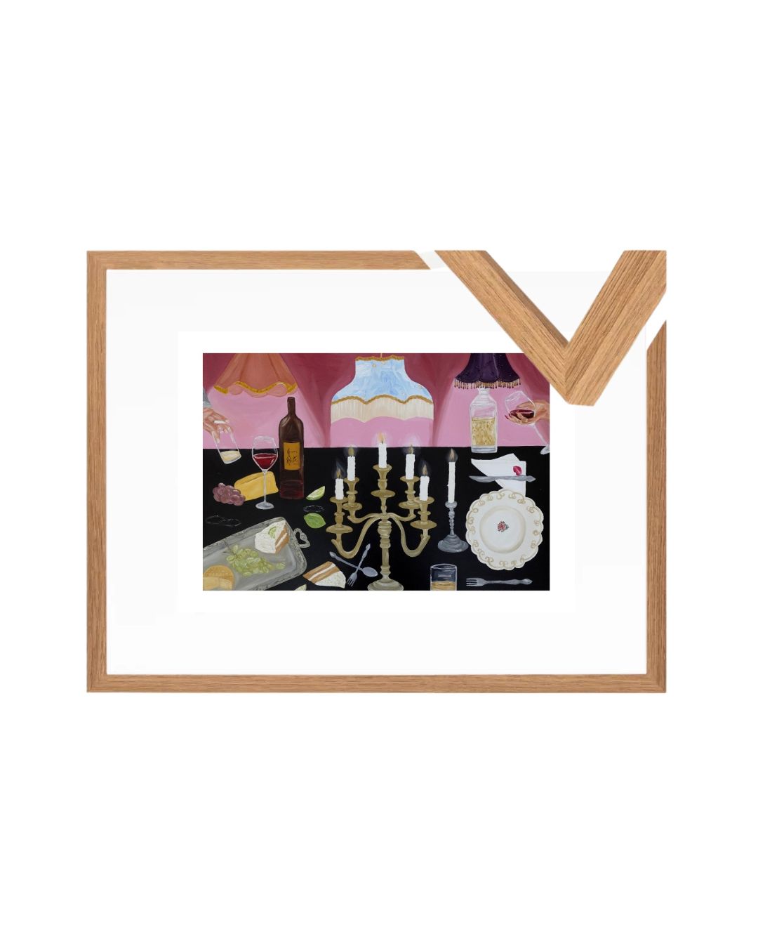 The joy of hosting Fine Art Print