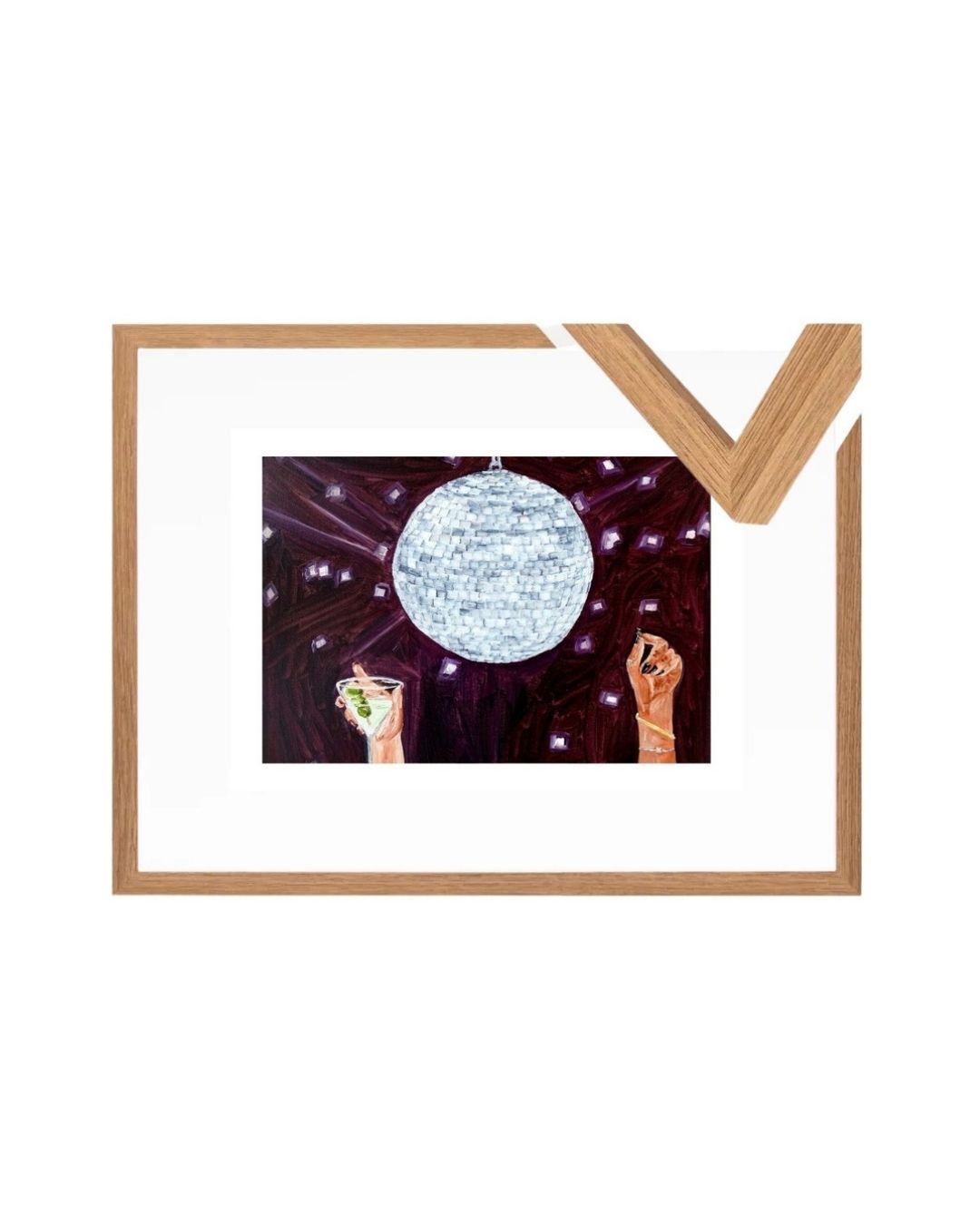 La disco ball Fine Art Print