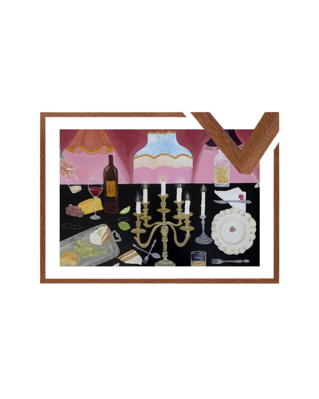 The joy of hosting Fine Art Print