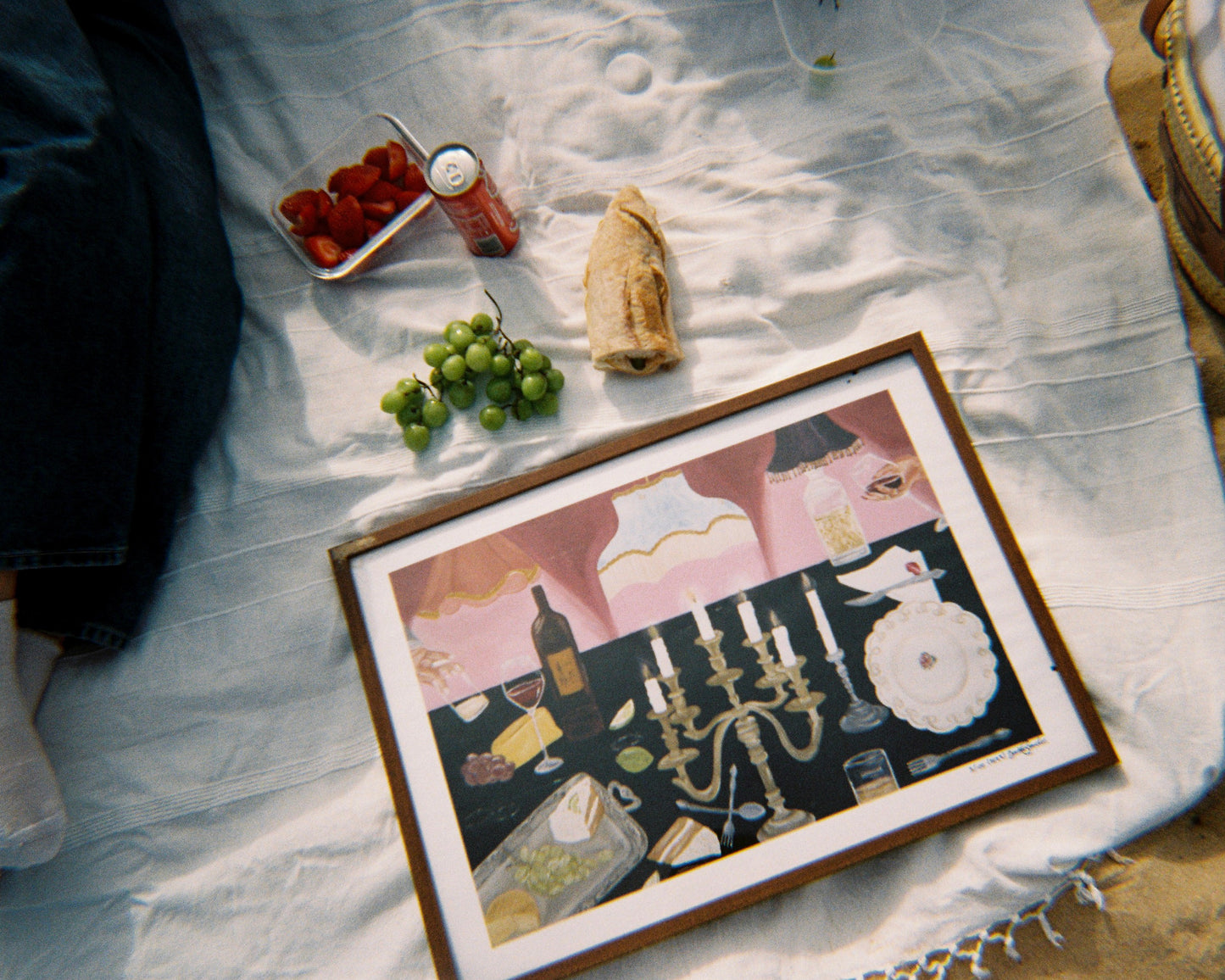 The joy of hosting Fine Art Print