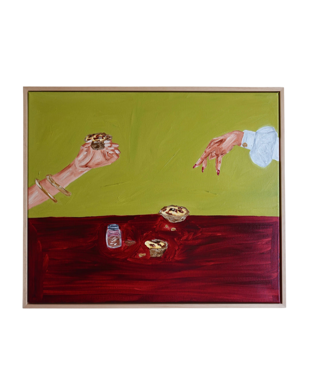 Sharing pastéis de nata Painting