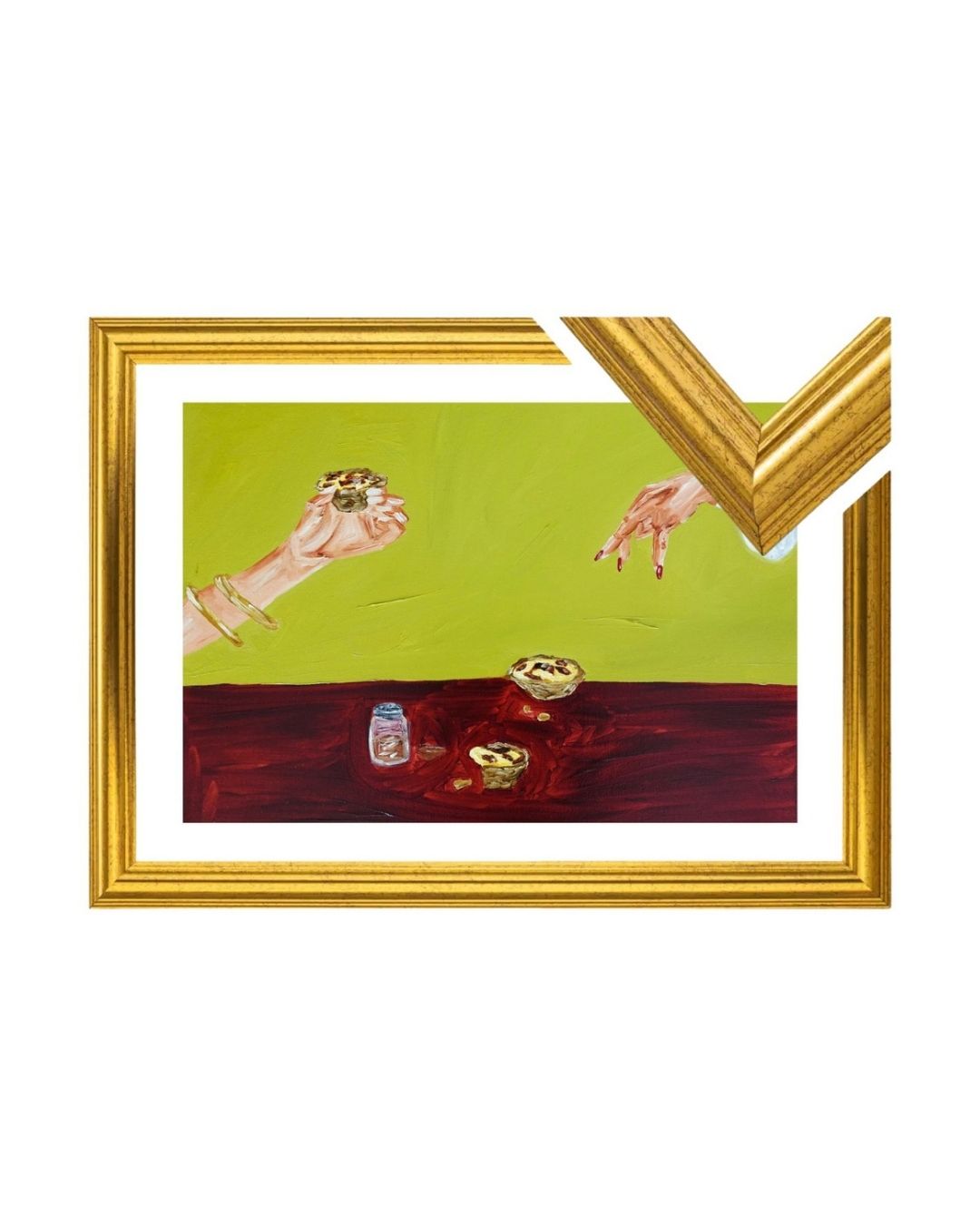 Sharing pastéis de nata Fine Art Print