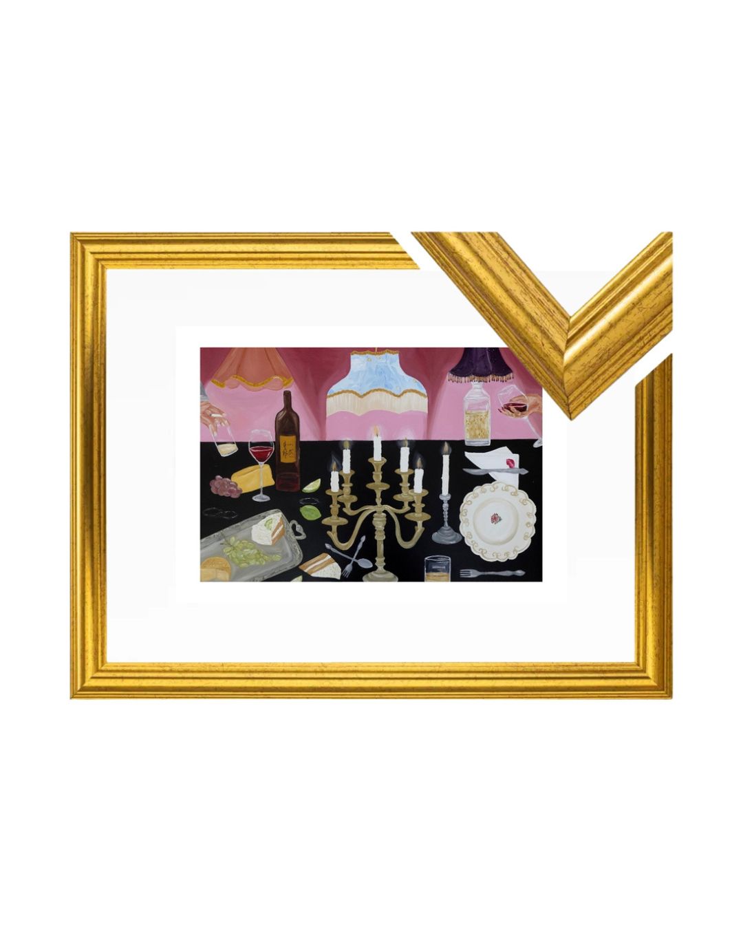 The joy of hosting Fine Art Print