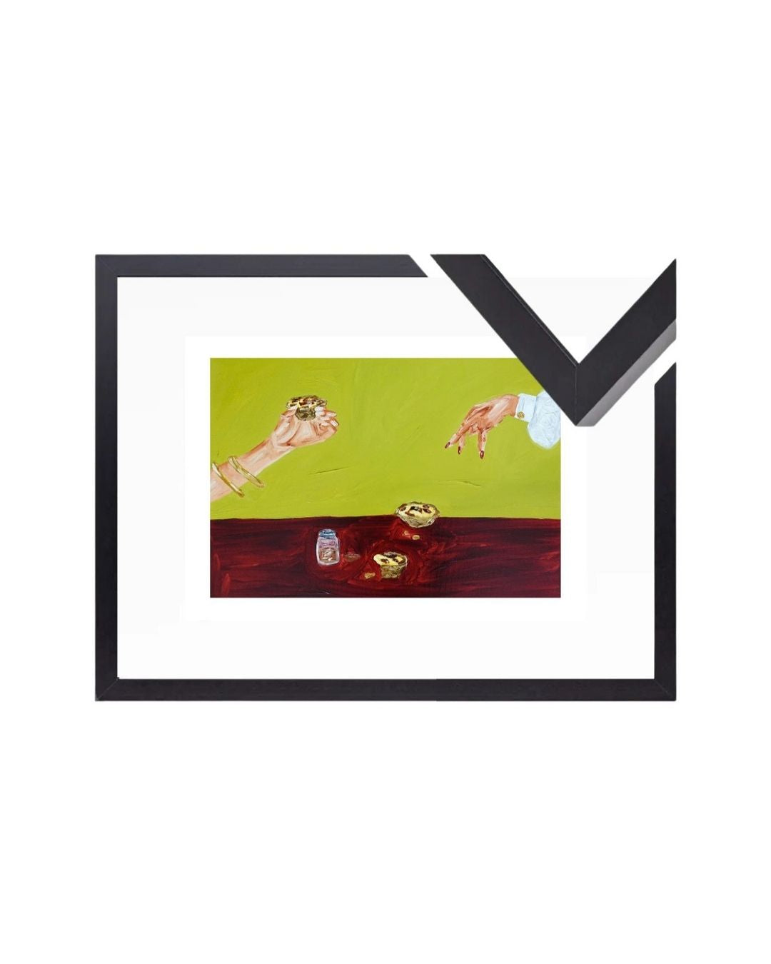 Sharing pastéis de nata Fine Art Print