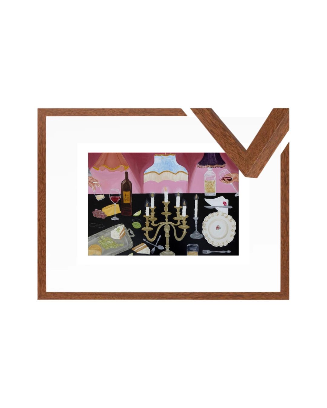 The joy of hosting Fine Art Print