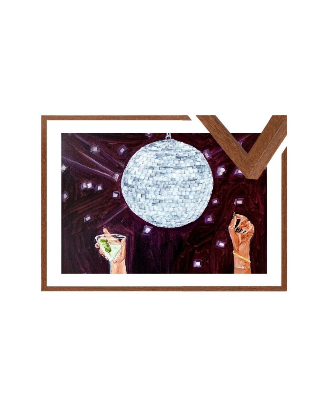 La disco ball Fine Art Print