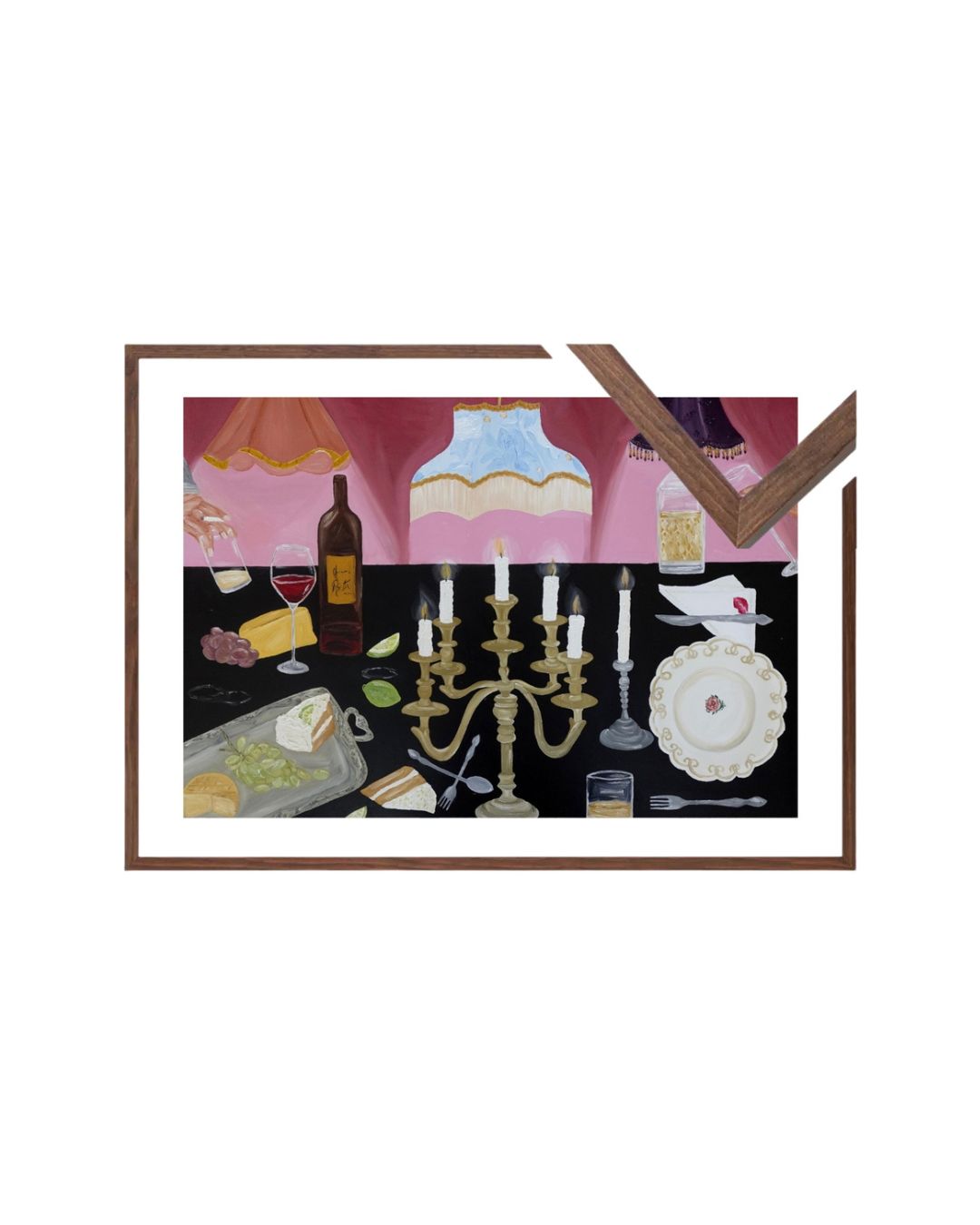 The joy of hosting Fine Art Print