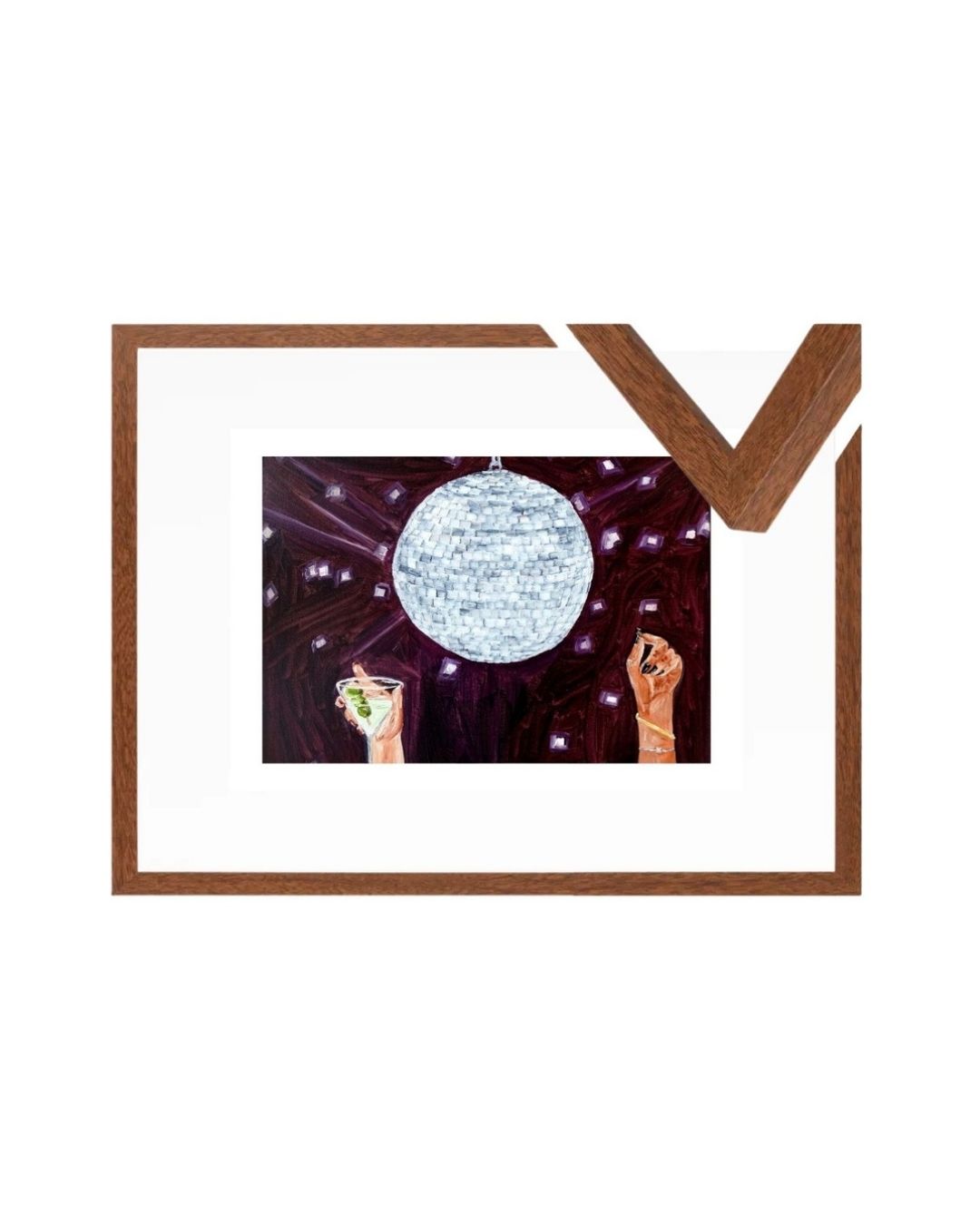 La disco ball Fine Art Print