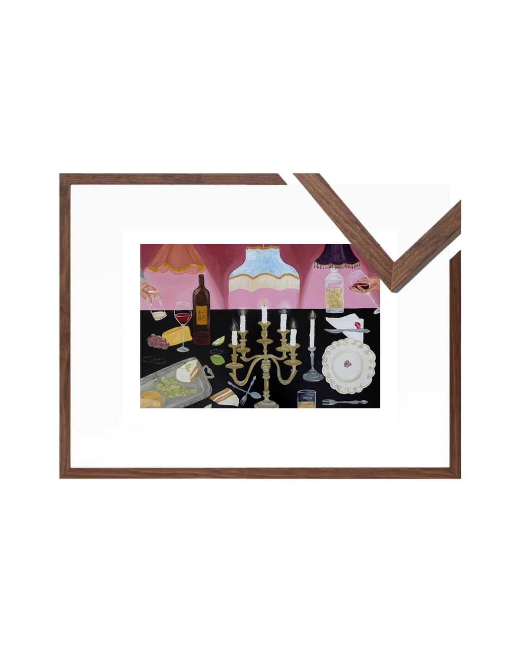 The joy of hosting Fine Art Print