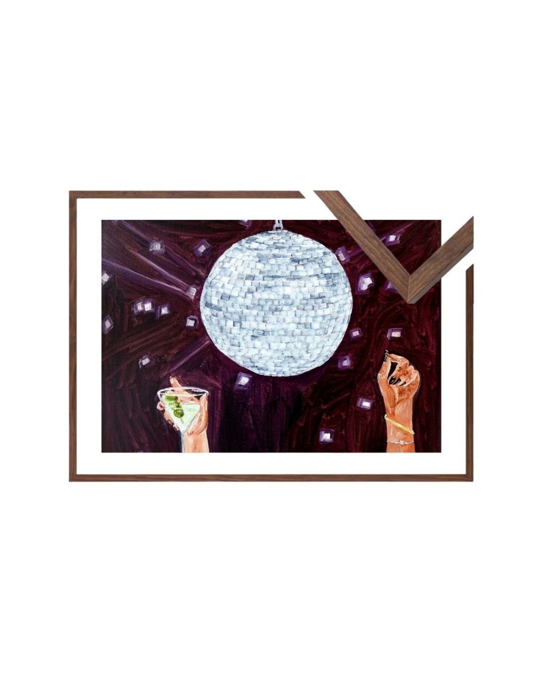 La disco ball Fine Art Print