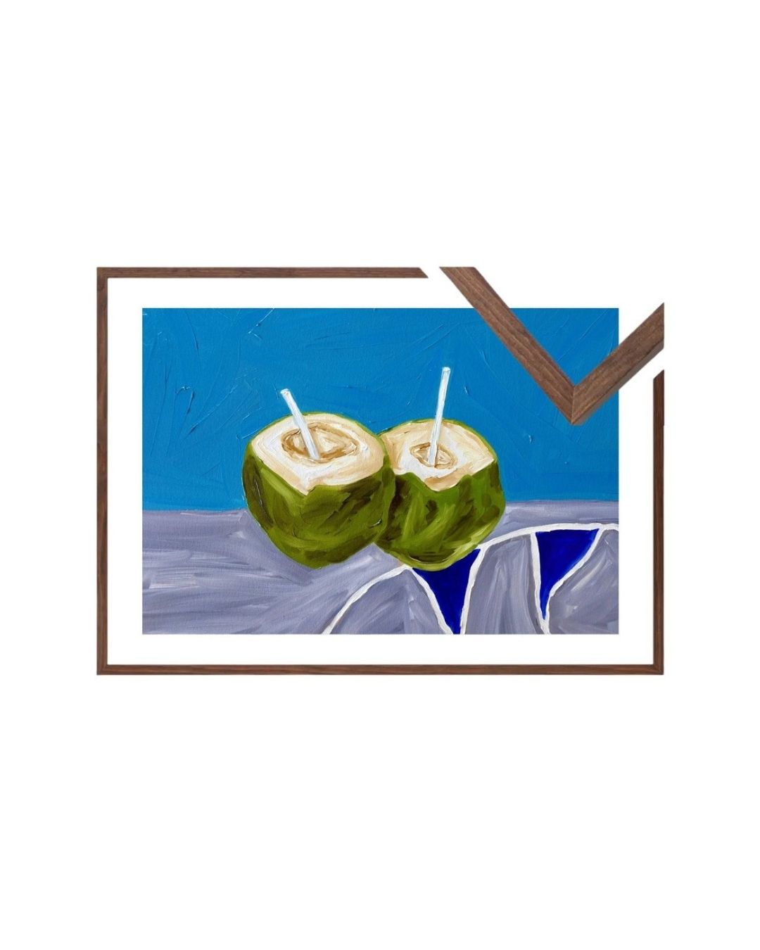 Pé na areia Fine Art Print