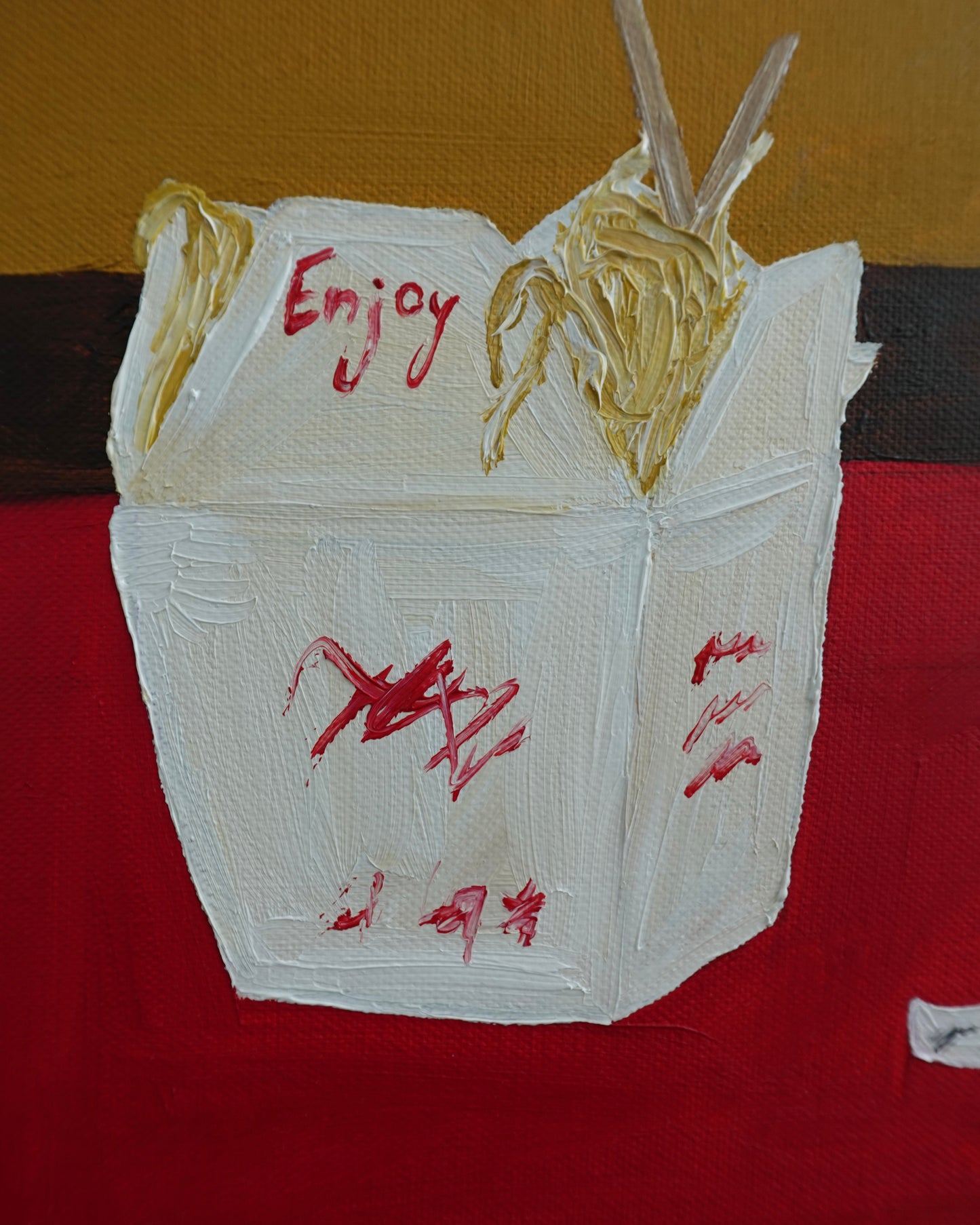 Take out and movies Painting