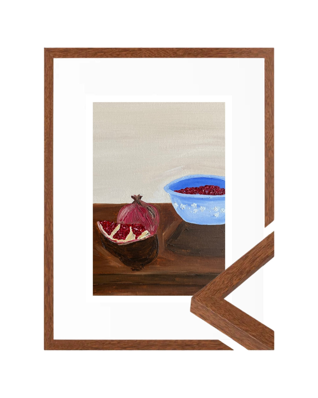 Romã descascada Fine Art Print