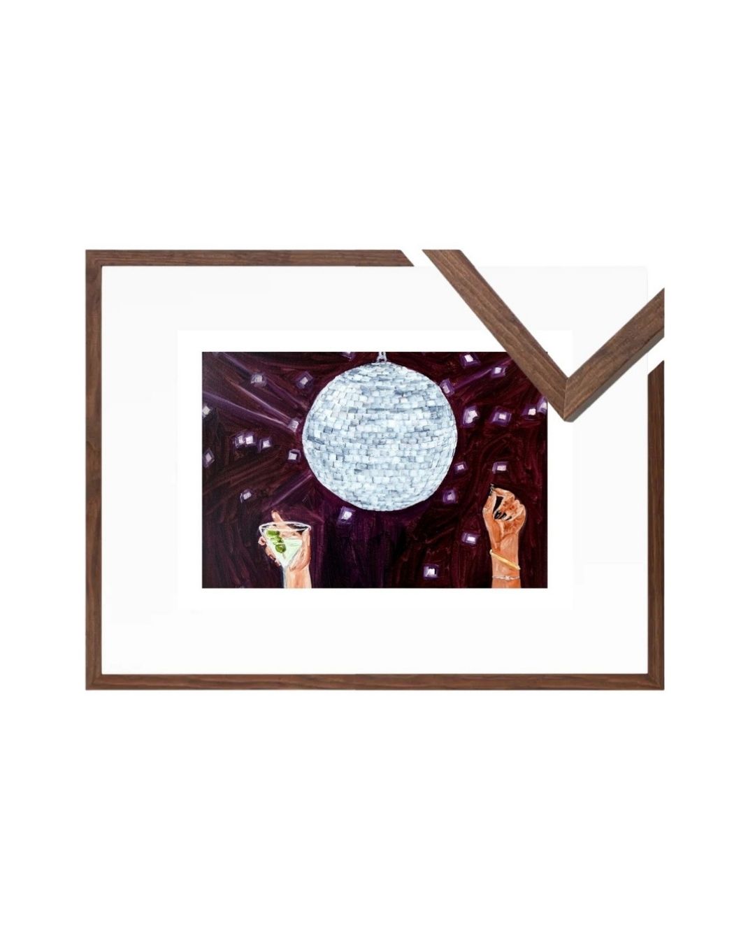 La disco ball Fine Art Print
