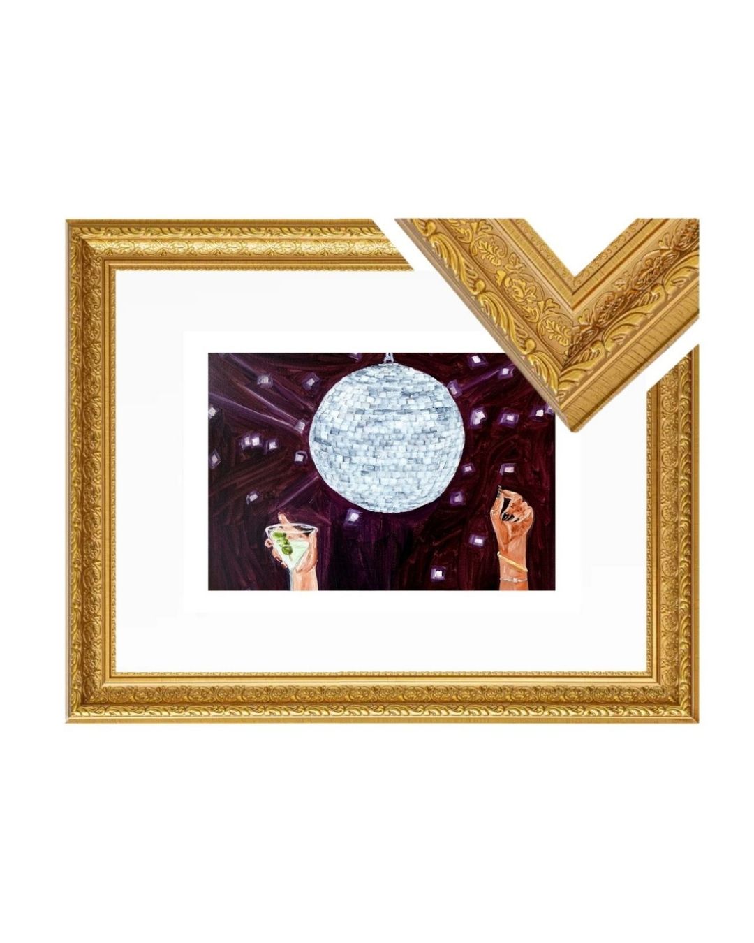 La disco ball Fine Art Print