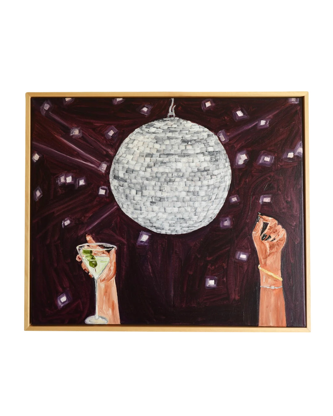 La disco ball Painting