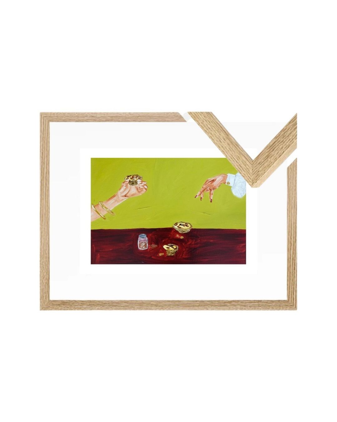 Sharing pastéis de nata Fine Art Print