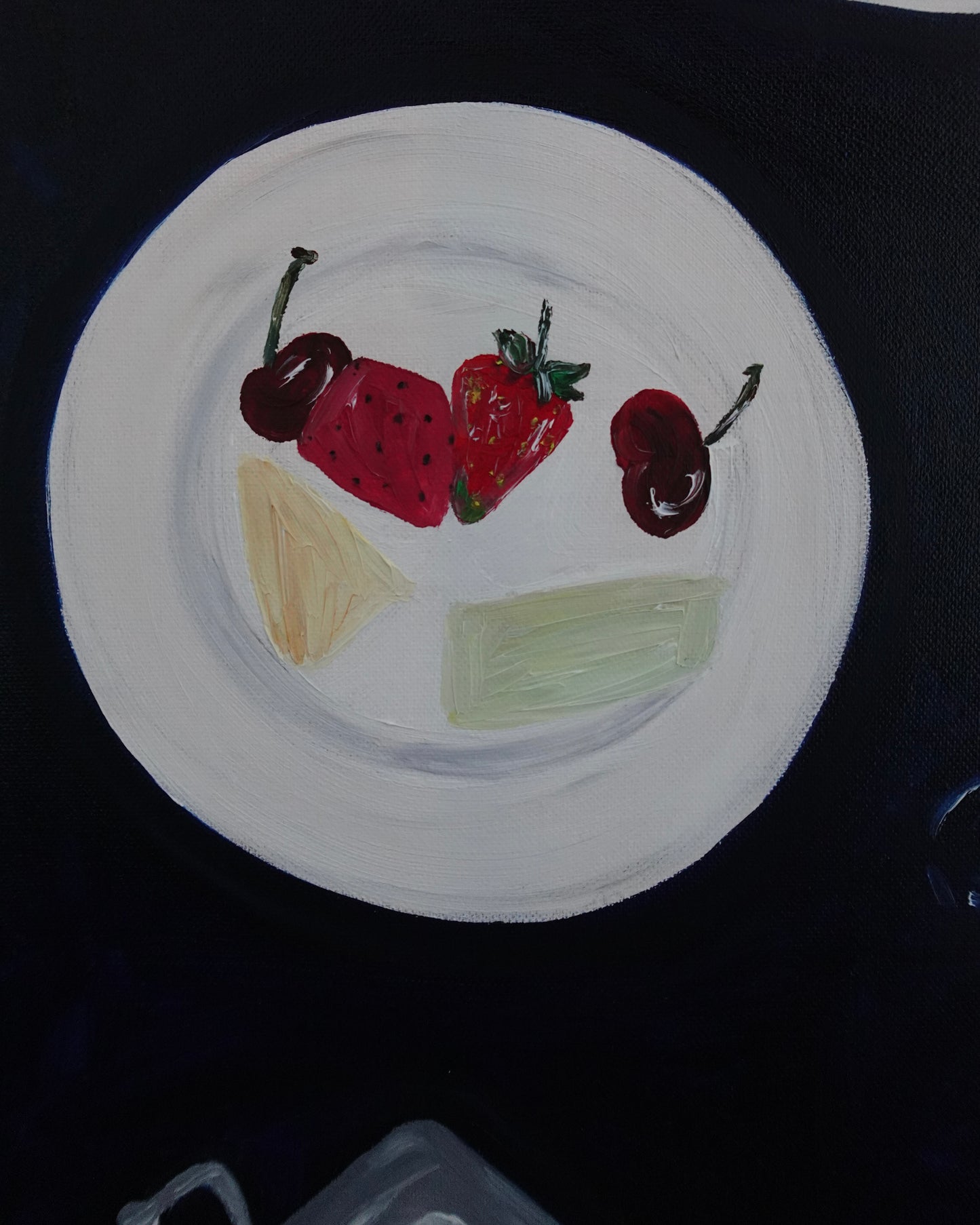 Food brings people together Painting