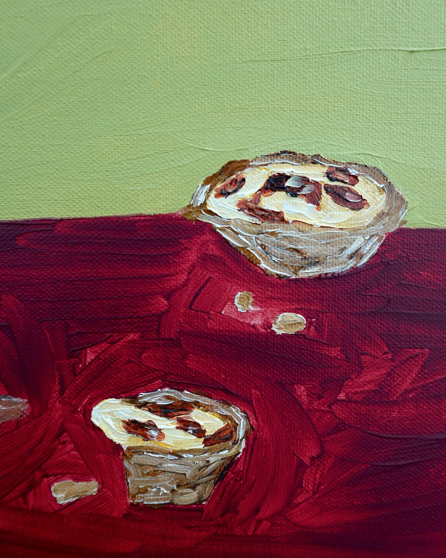 Sharing pastéis de nata Painting