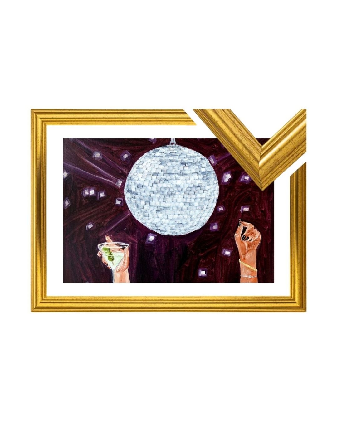 La disco ball Fine Art Print