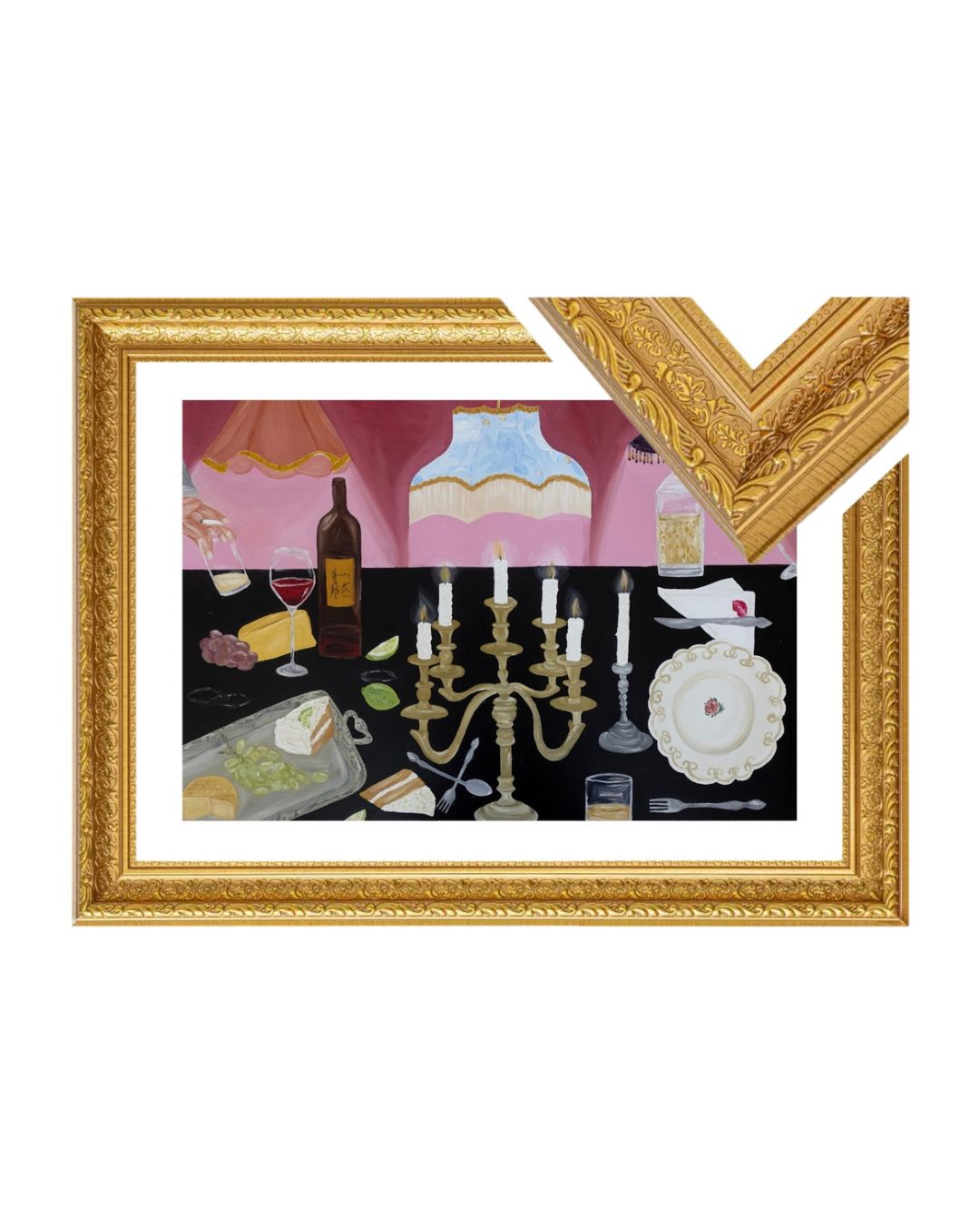 The joy of hosting Fine Art Print