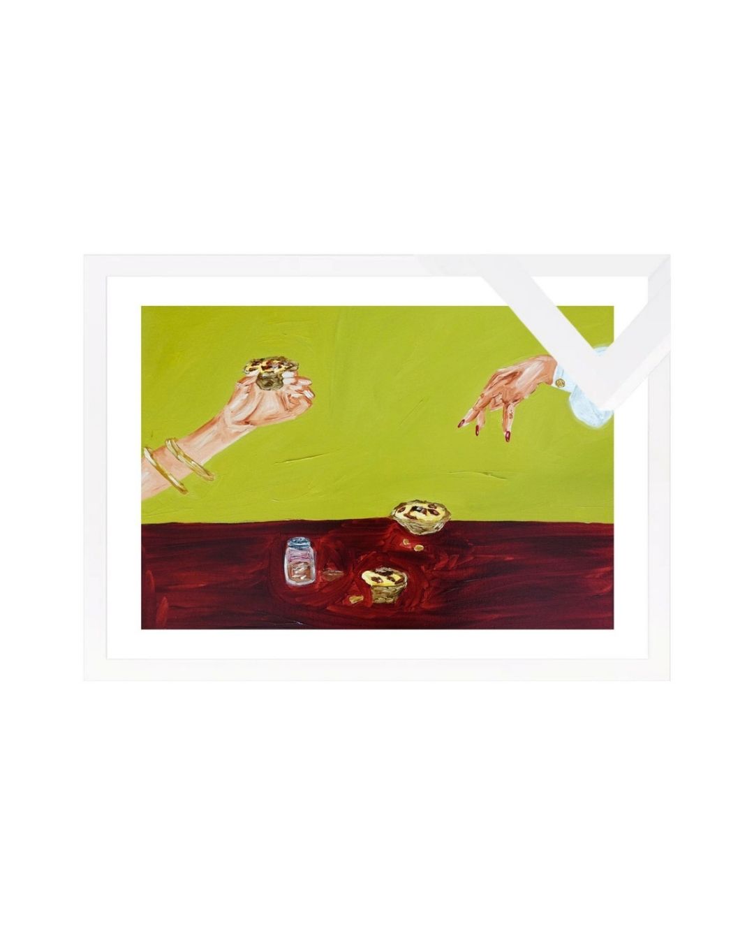 Sharing pastéis de nata Fine Art Print