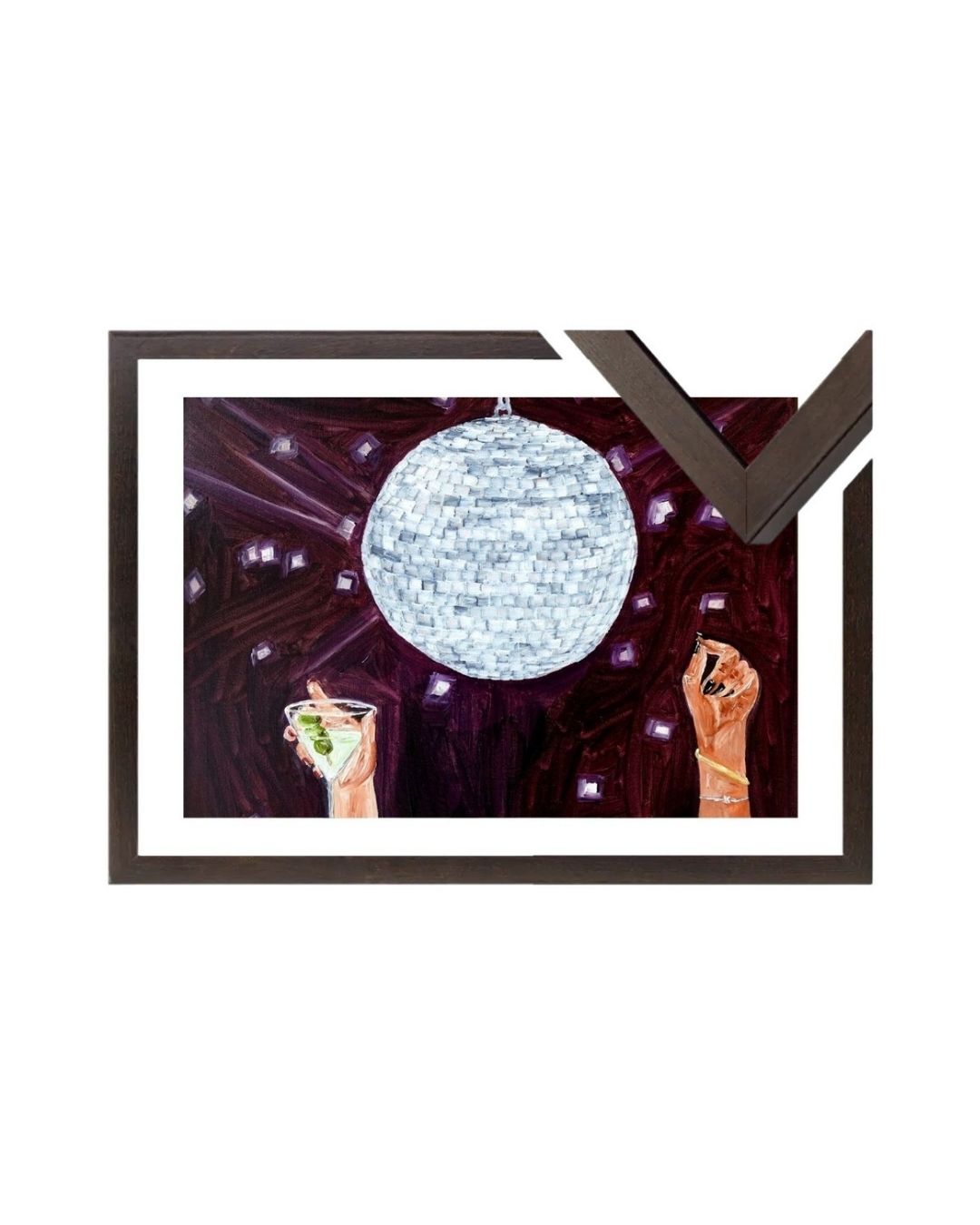La disco ball Fine Art Print