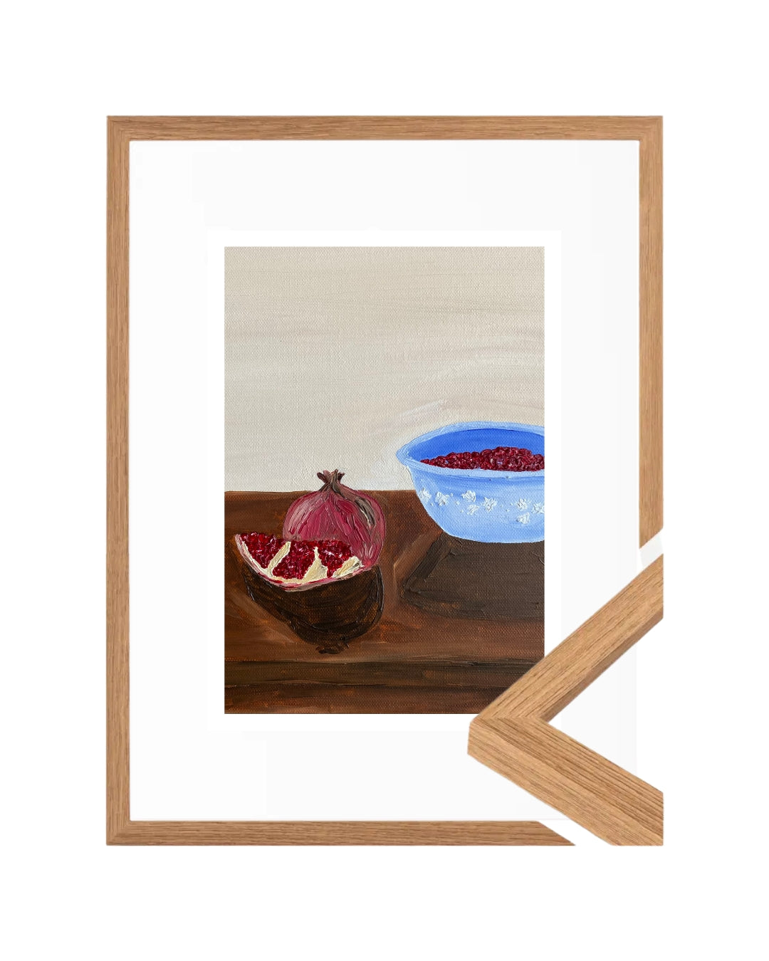 Romã descascada Fine Art Print