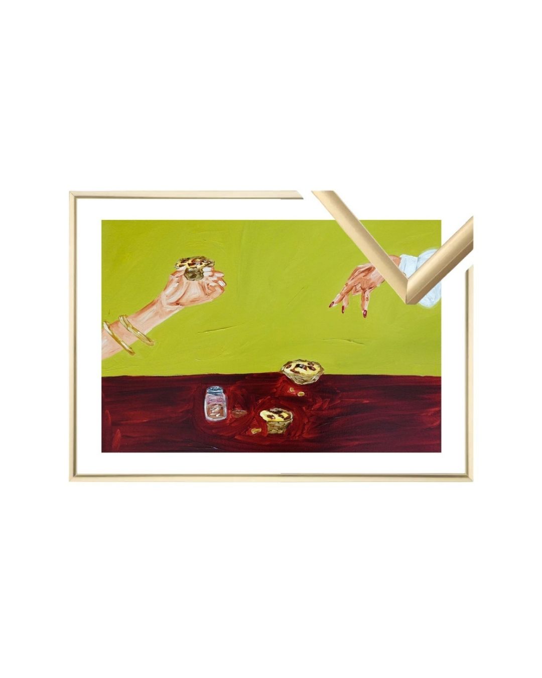 Sharing pastéis de nata Fine Art Print